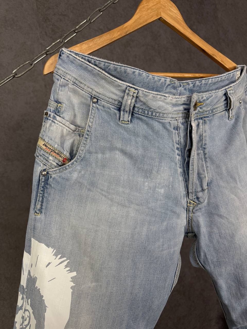 Diesel Diesel Preeto vintage designer big logo jeans Size US 33 - 13 Thumbnail