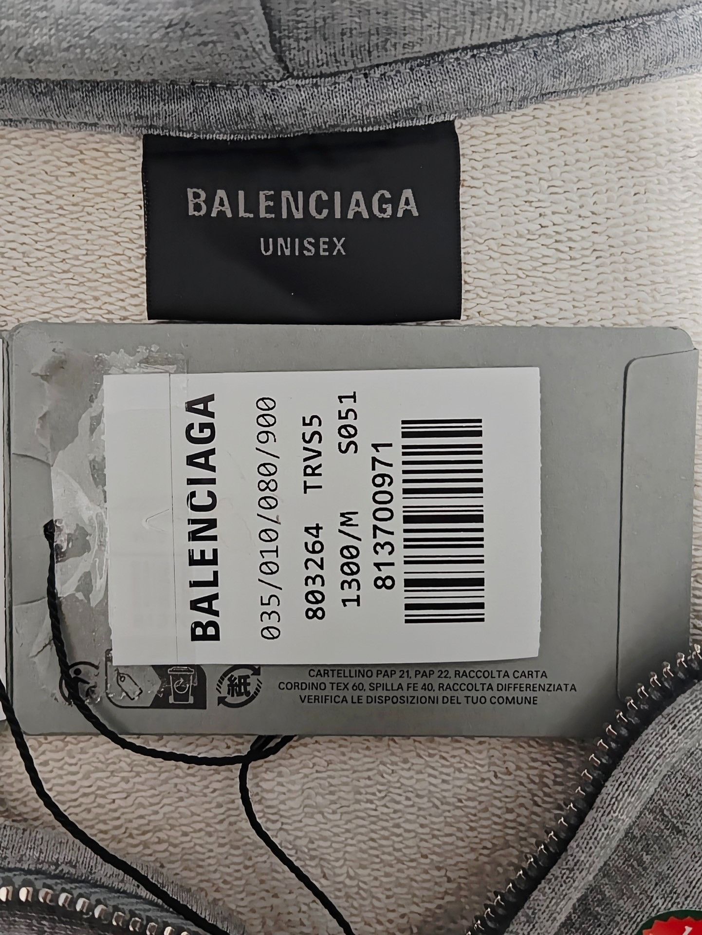 Balenciaga Balenciaga Spring/Summer 25 Seal Zip Hoodie 2501-Nextarrow Size US M / EU 48-50 / 2 - 3 Thumbnail