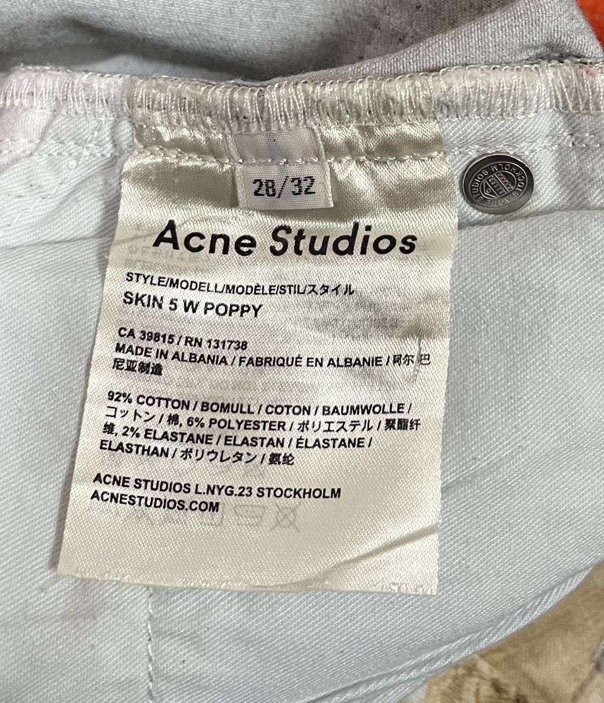 Acne Studios Acne studios skin 5 w poppy printed jeans Size US 27 - 4 Thumbnail