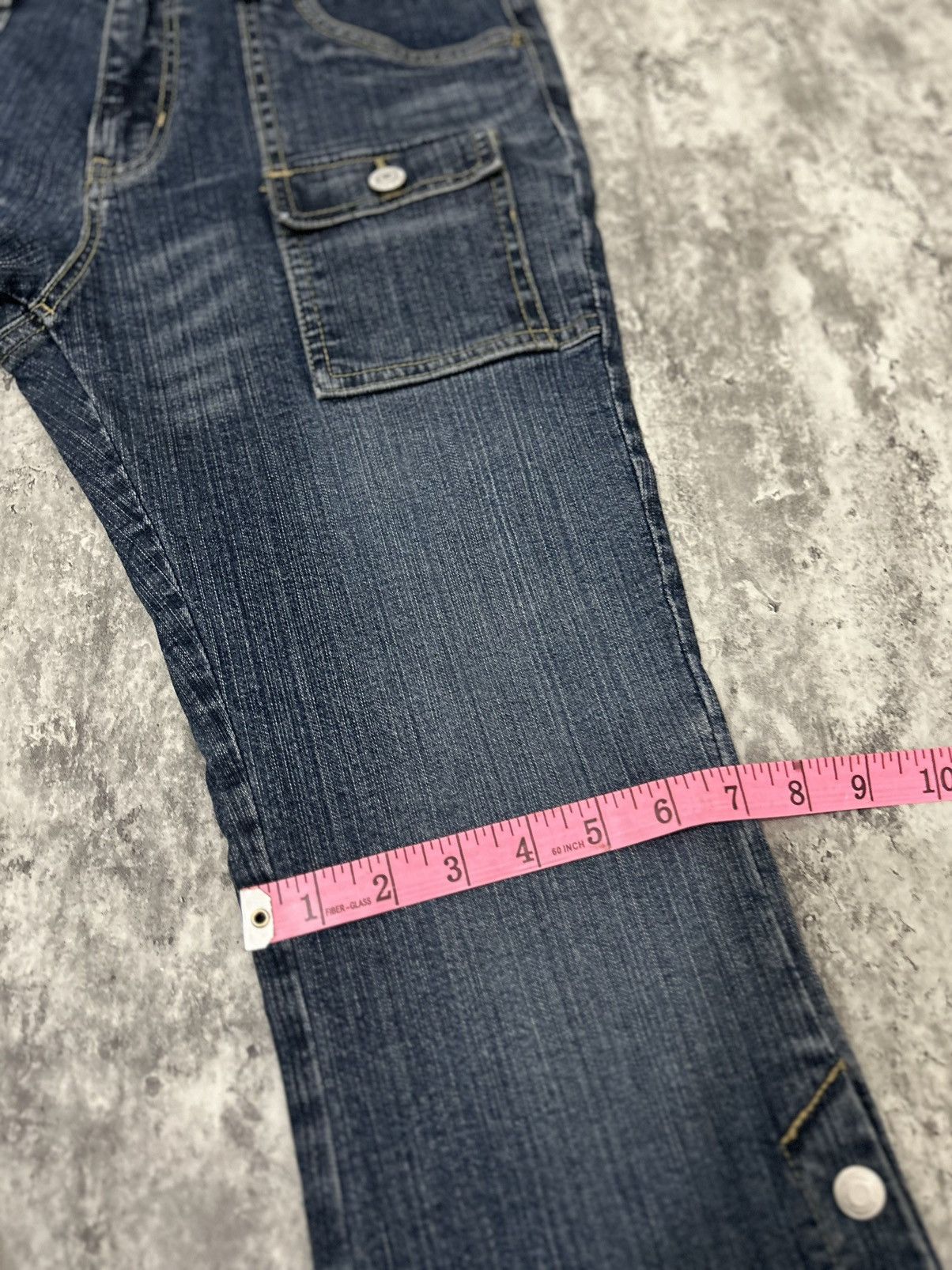 14th Addiction × If Six Was Nine × Le Grande Bleu (L.G.B.) Bootcut Multipocket Button Side Flare Oririn Jeans Size US 28 / EU 44 - 15 Thumbnail