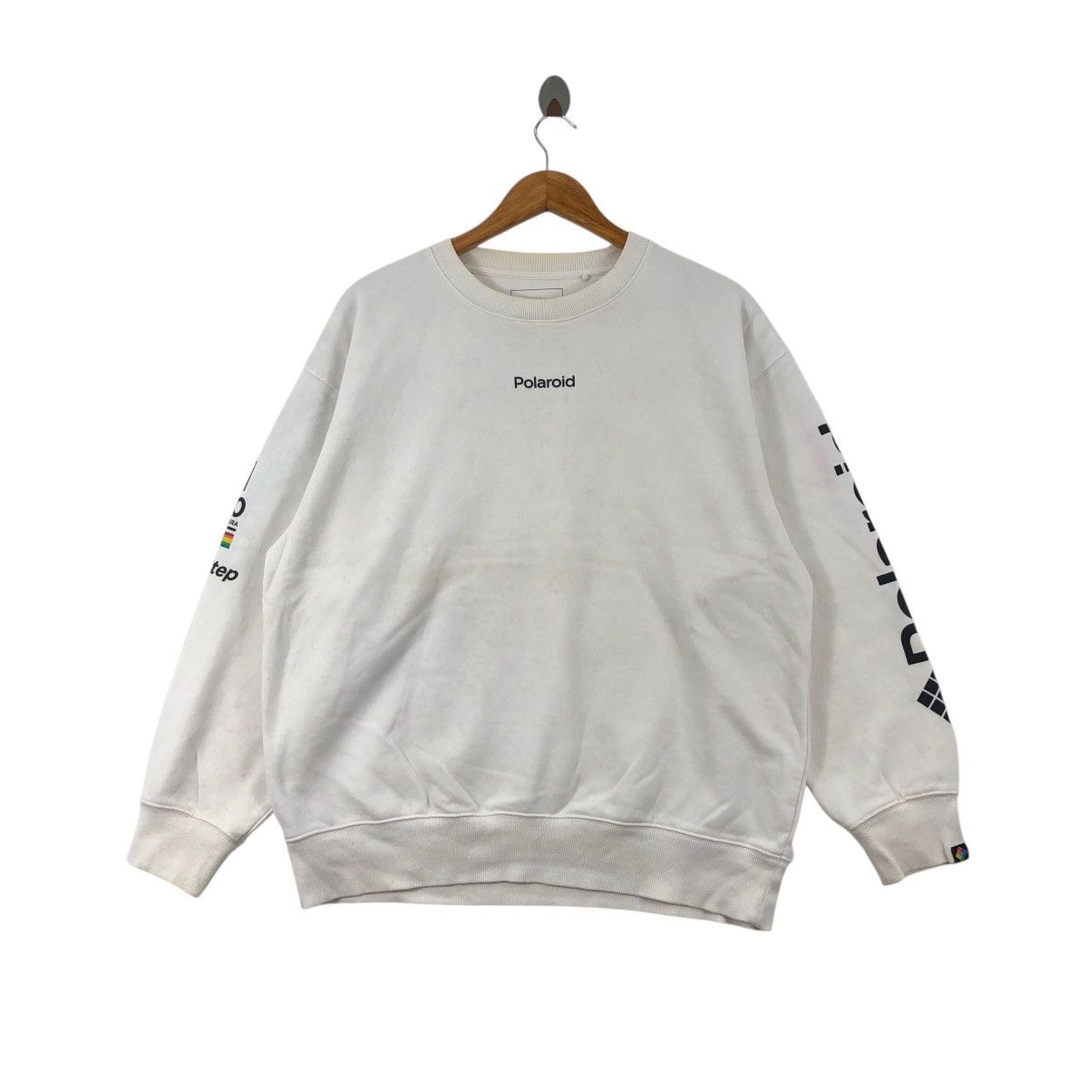 Polaroid POLAROID x GU Sweatshirt Camera Crewneck Size US L / EU 52-54 / 3 - 1 Thumbnail
