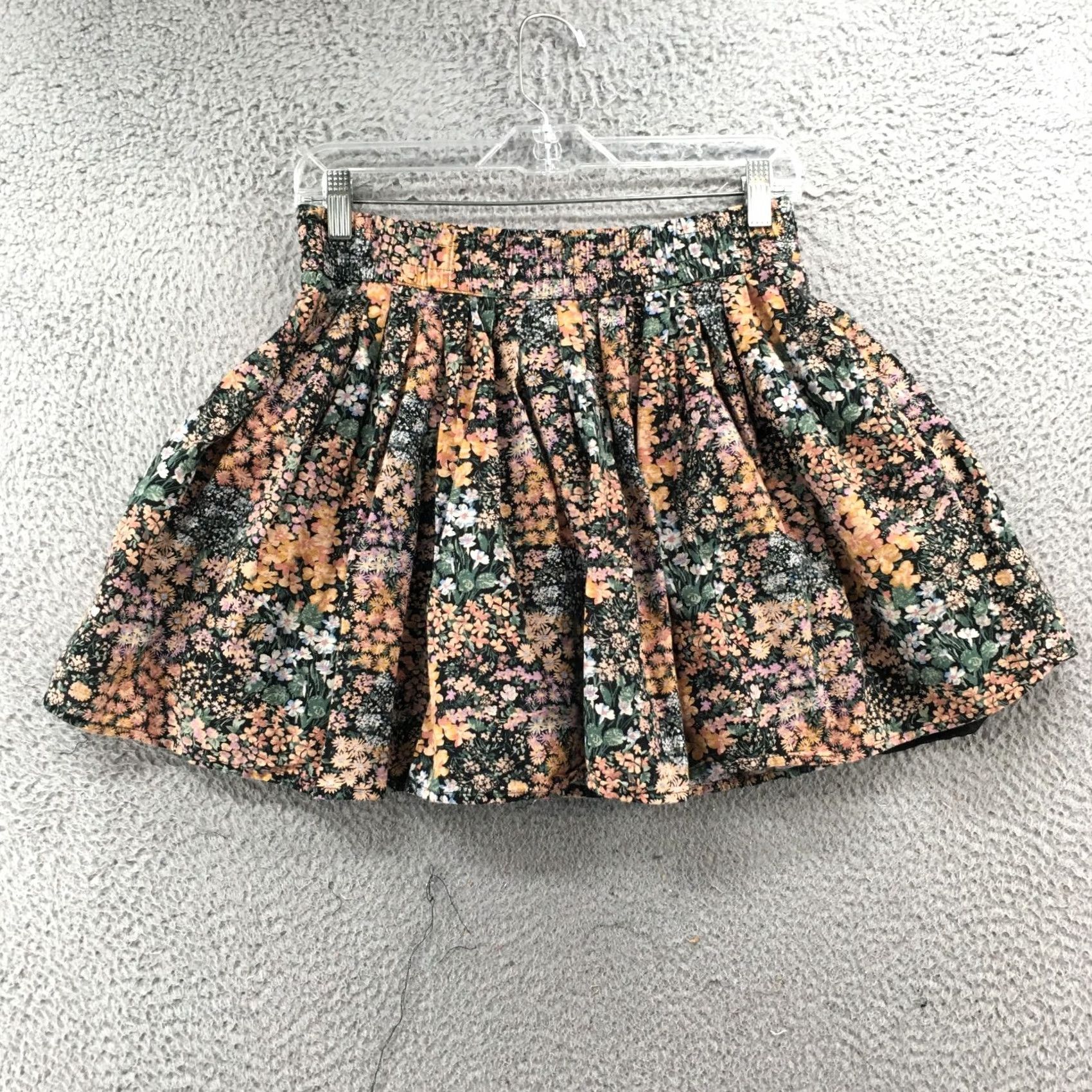 American Eagle Outfitters American Eagle Outfitters Skirt Womens M Multicolor Floral Elastic A-Line Short, Middle Rise, Lightweight, 28X25 Size 32" / US 10 / IT 46 - 6 Thumbnail