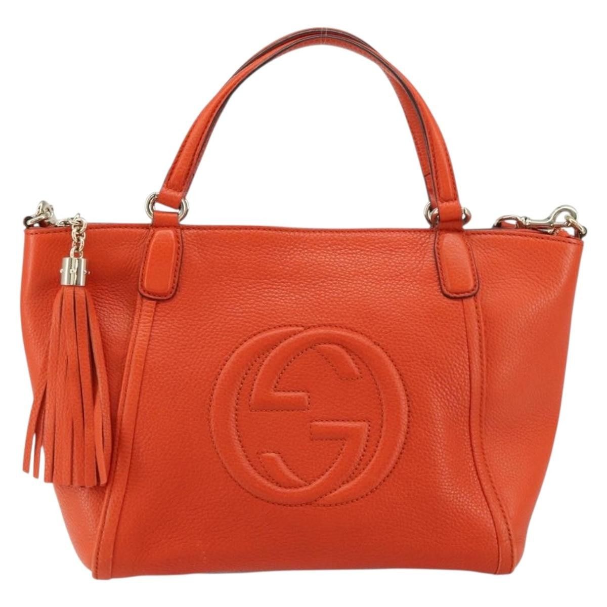 Gucci Gucci Soho Convertible Top Handle Bag Leather Size ONE SIZE - 1 Thumbnail