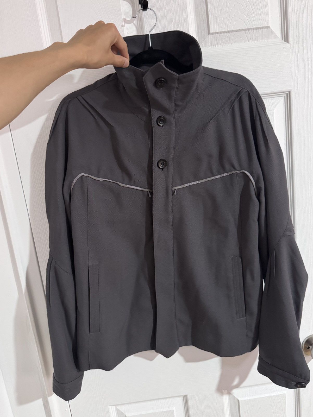 Kiko Kostadinov Kiko Kostadinov Grey Ohne K-Dart Jacket Size US M / EU 48-50 / 2 - 3 Thumbnail
