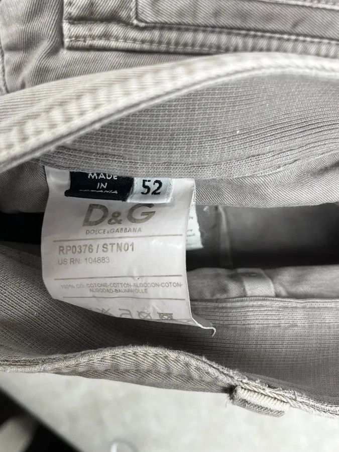 Dolce & Gabbana SS2008 Dolce & Gabbana Multi Pockets Grey Cargo Pants Size US 34 / EU 50 - 11 Thumbnail