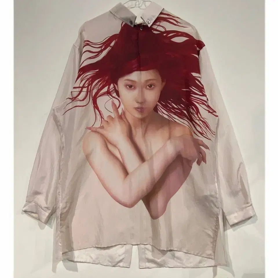 Yohji Yamamoto POUR HOMME 18ss Uchida Suzume 太陽の子 silk shirtsHW-B32-422 Size US L / EU 52-54 / 3 - 1 Thumbnail