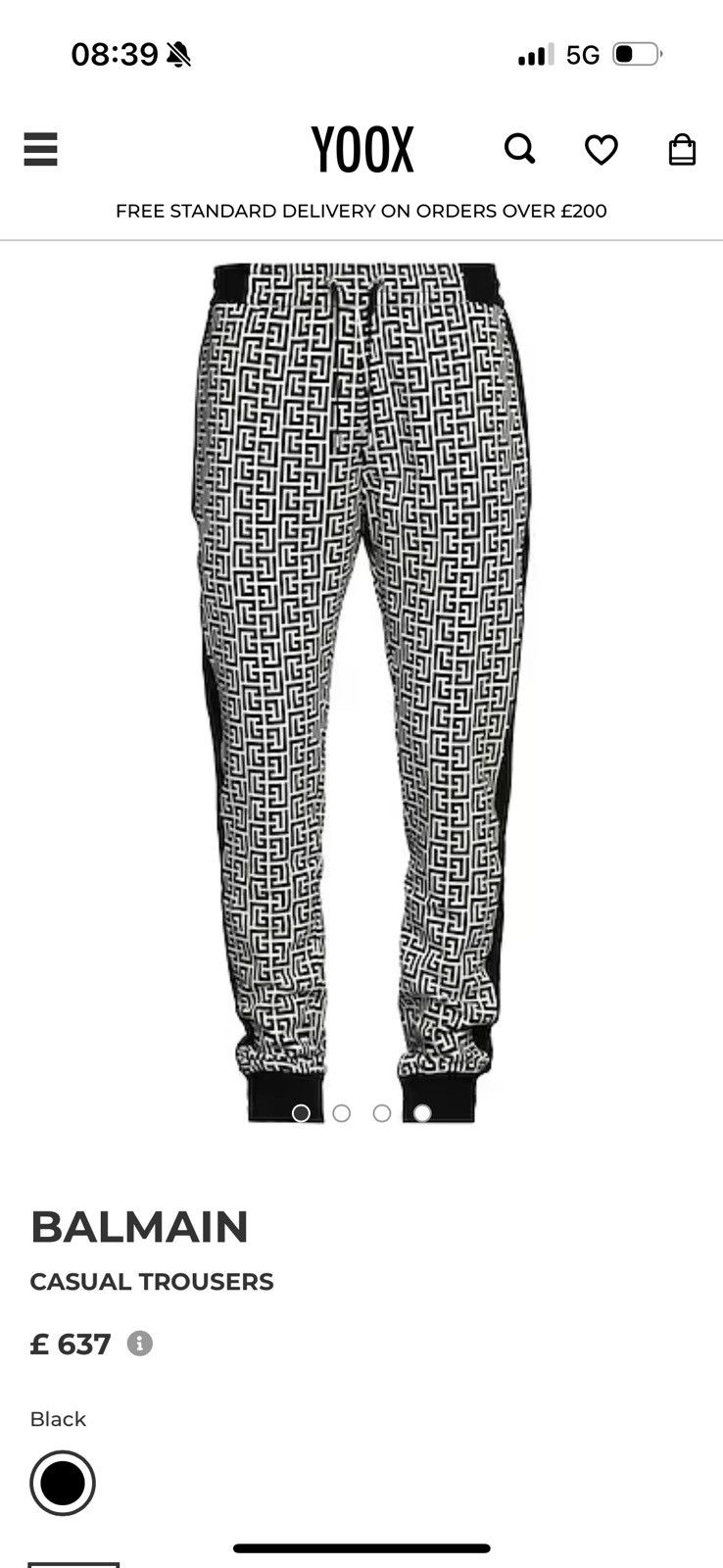 Balmain BALMAIN joggers sz S SEE REAL TAPE MEASUREMENTS IN PHOTOS Size US 29 - 21 Thumbnail