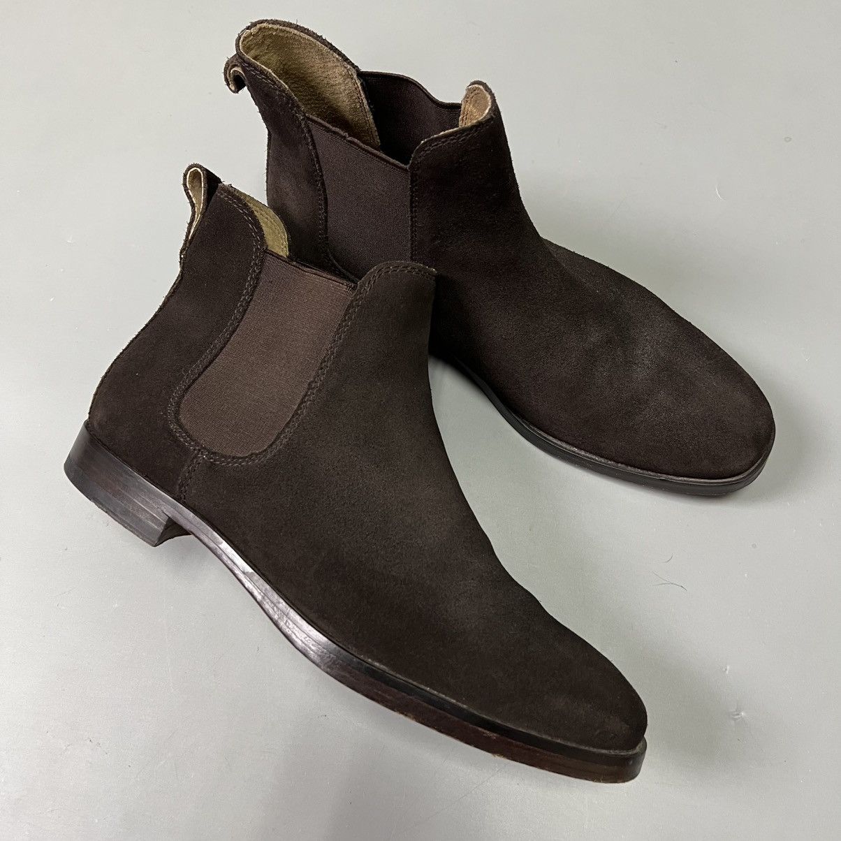 Polo Ralph Lauren Polo Ralph Lauren Bryson Chelsea Boots Brown Suede Men’s Size US 9 / EU 42 - 1 Thumbnail