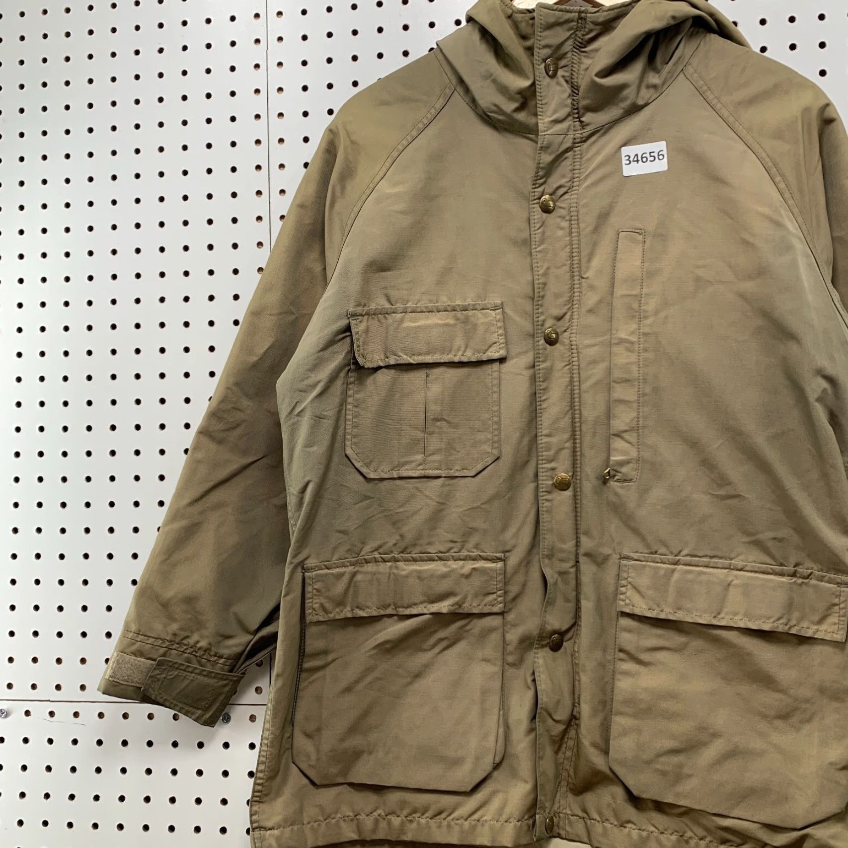Vintage Vintage Woolrich Women's Coat Medium Brown Hooded Parka USA 22x28 Wool Lined Size M / US 6-8 / IT 42-44 - 5 Thumbnail