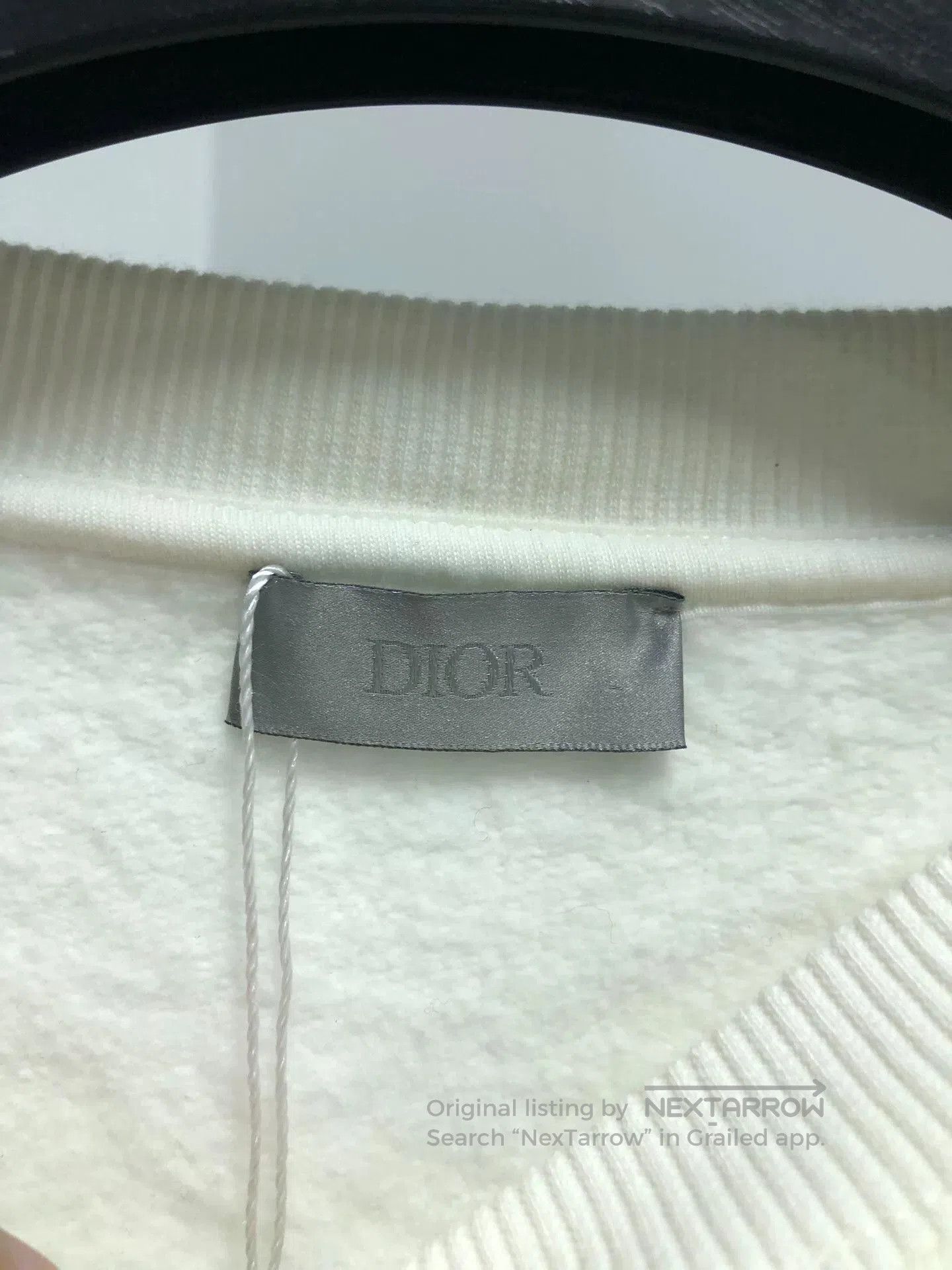 Dior white dior cd embroidered sweatshirt size large. Size US L / EU 52-54 / 3 - 3 Thumbnail