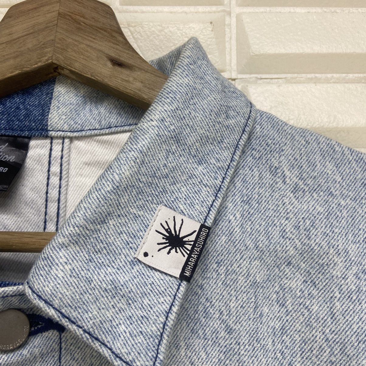 GU × Maison MIHARA YASUHIRO 🔥Miharayasuhiro Two-Tone Trucker Denim Jacket Size US M / EU 48-50 / 2 - 14 Thumbnail