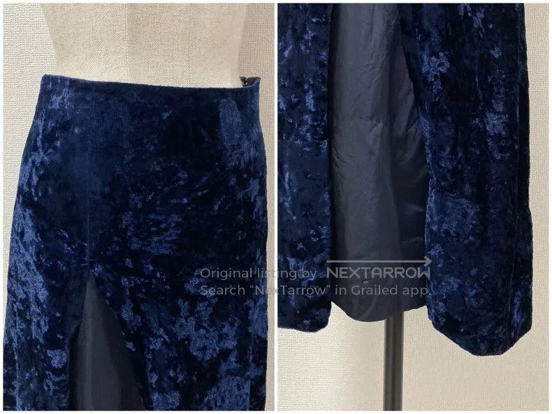 Comme des Garcons Comme Des Garcons size S Velvet Skirt Size 22" - 6 Thumbnail