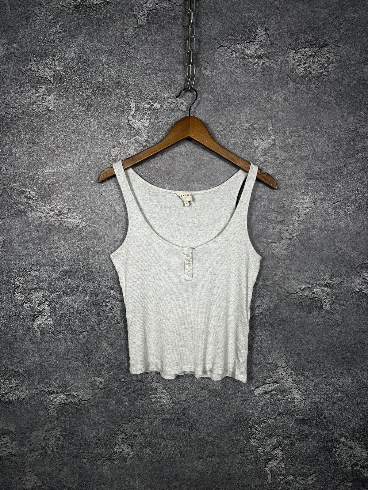 Sezane Sezane Classic Grey Tank Top Size S Size S / US 4 / IT 40 - 1 Thumbnail