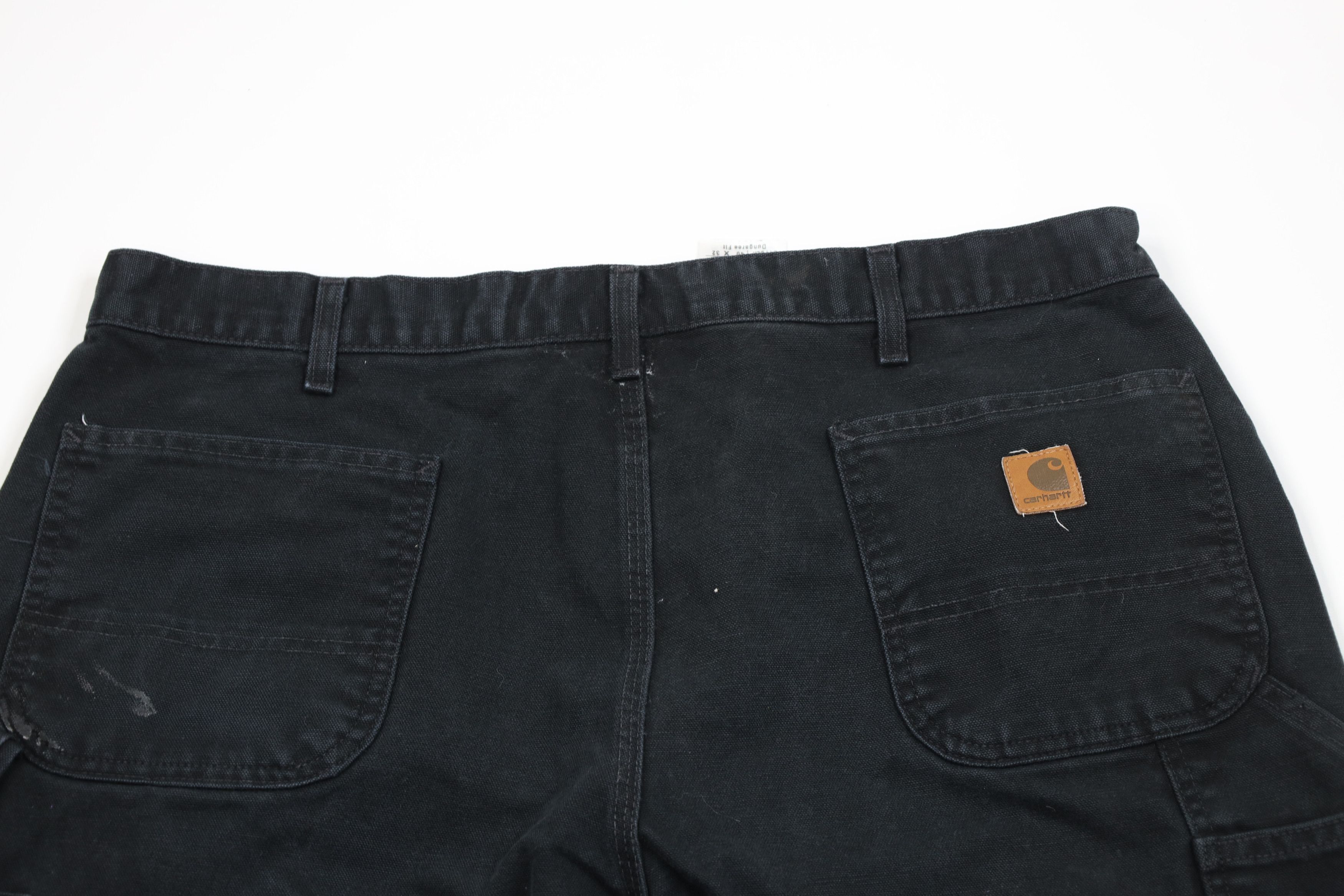 Carhartt Vintage Y2K Carhartt Canvas Wide Leg Dungaree Pants Black Size US 40 / EU 56 - 12 Thumbnail