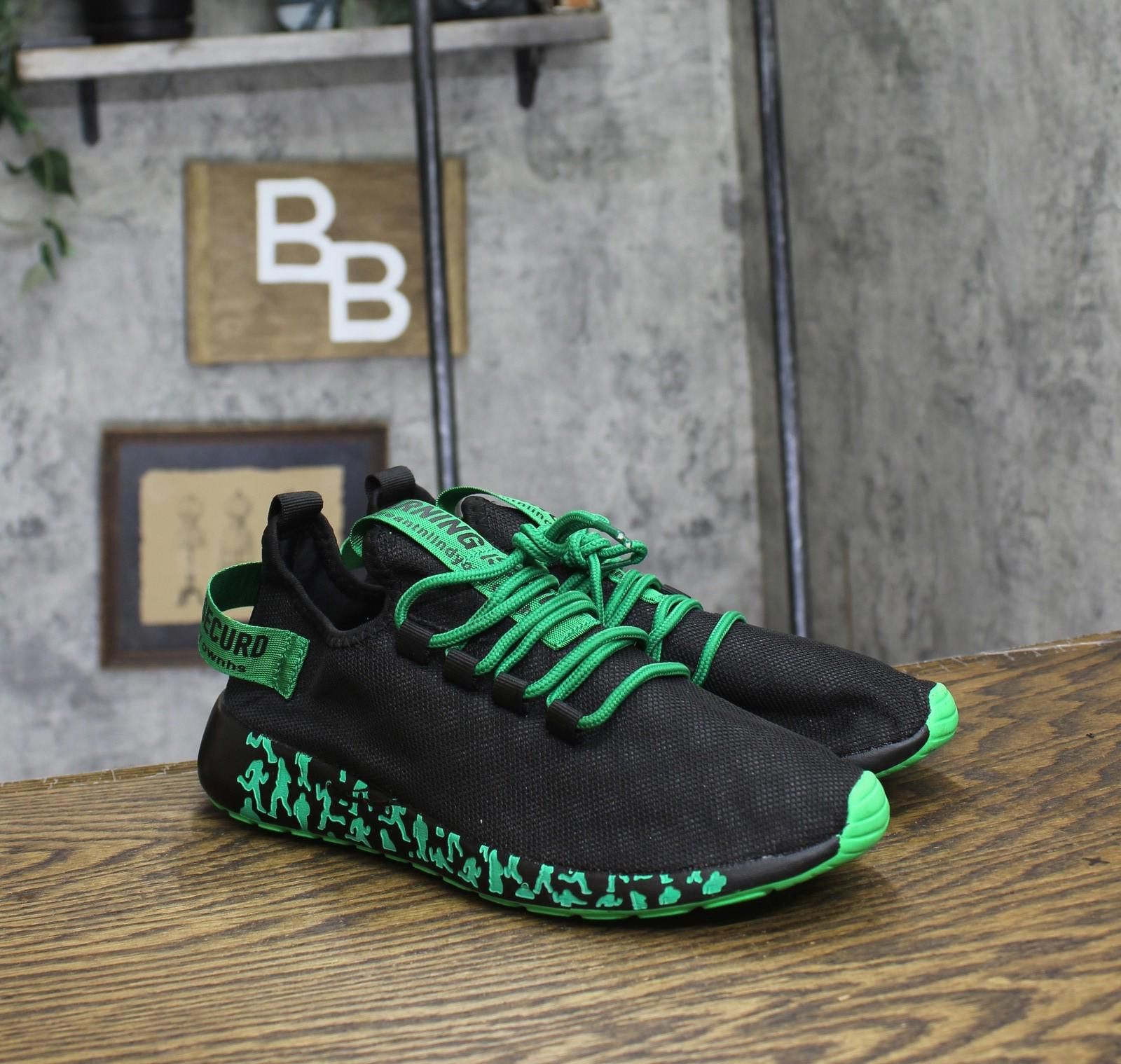 Other New Warning Isecured Foam Mesh Sneakers Green 10 (eur 41) Size US 10 / IT 40 - 1 Thumbnail