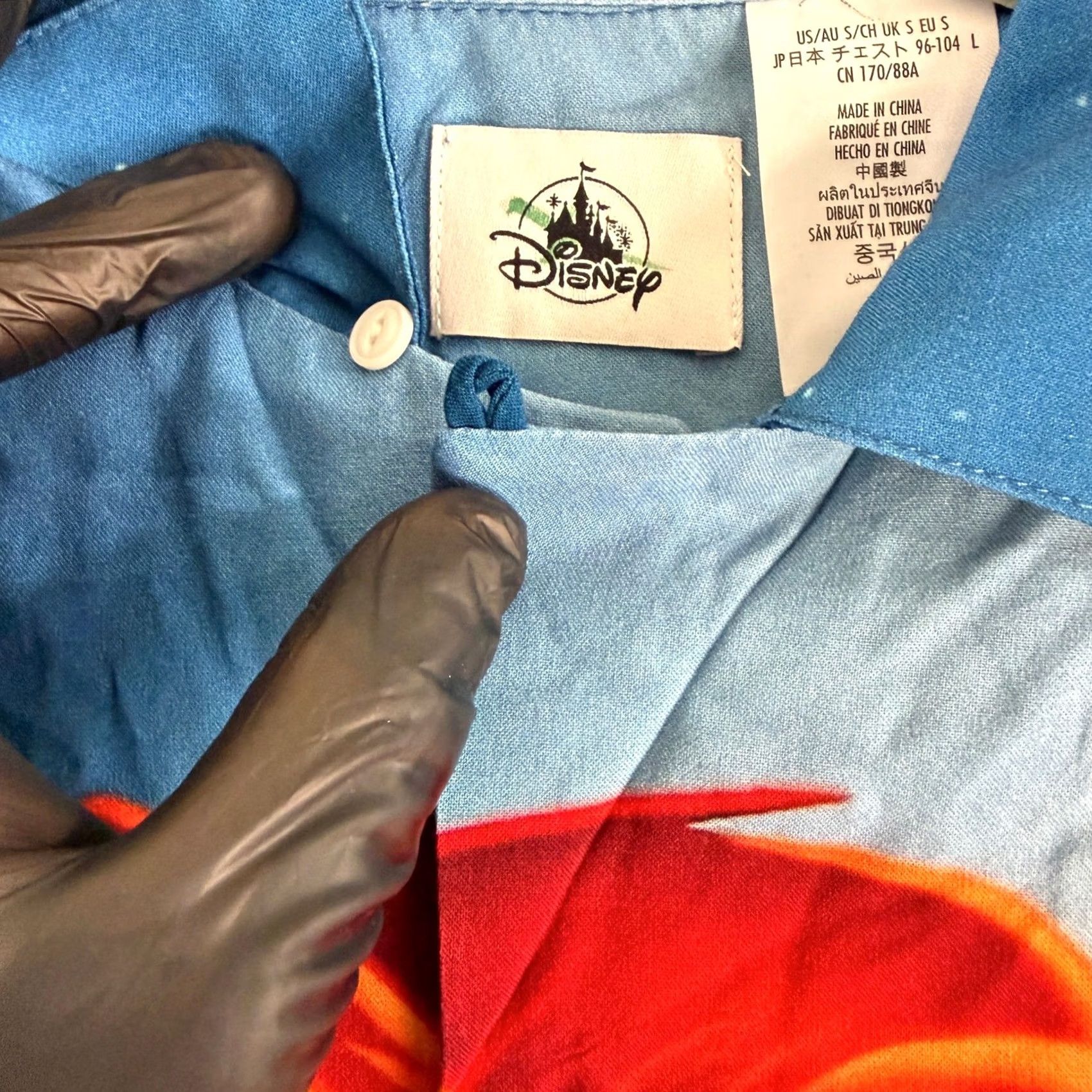 Disney Disney Lion King Button Down Shirt Mens Small Blue Mufasa Simba NWT Size US S / EU 44-46 / 1 - 3 Thumbnail