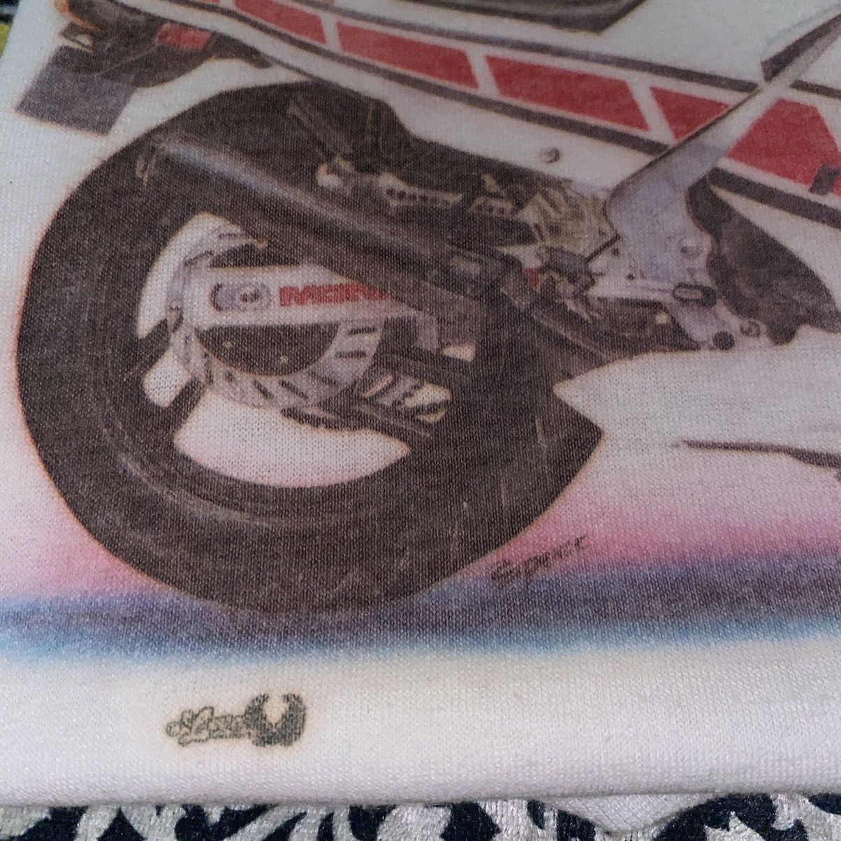 Vintage Vintage Rare Yamaha FZR Motorcycle T-Shirt | Single Stitch | Size US L / EU 52-54 / 3 - 1 Thumbnail