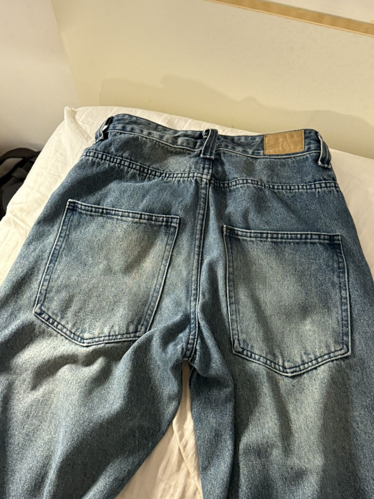 Other Wide Leg Baggy Jeans Small Size 25" / US 0 / IT 36 - 2 Thumbnail