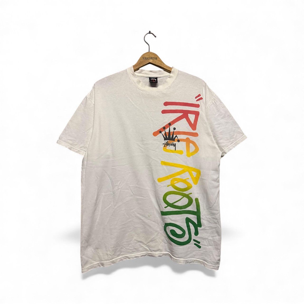 Stussy Vtg🔥Stussy Tribe Rasta Printed Tee Size US L / EU 52-54 / 3 - 2 Thumbnail