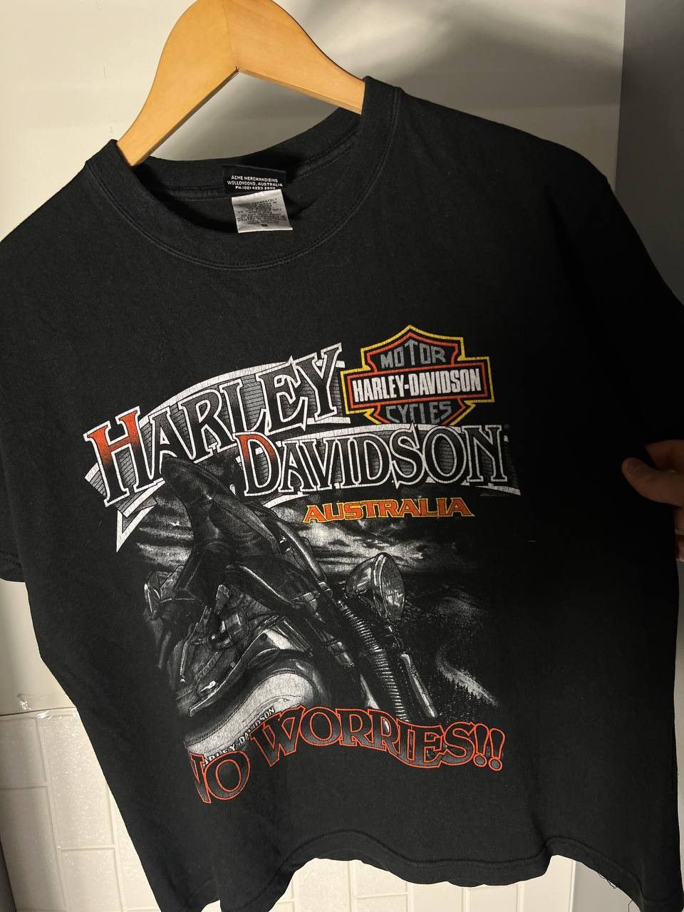 Harley Davidson VINTAGE HARLEY DAVIDSON MOTORCYCLE AUSTRALIA RETRO T-SHIRT Size US S / EU 44-46 / 1 - 4 Thumbnail