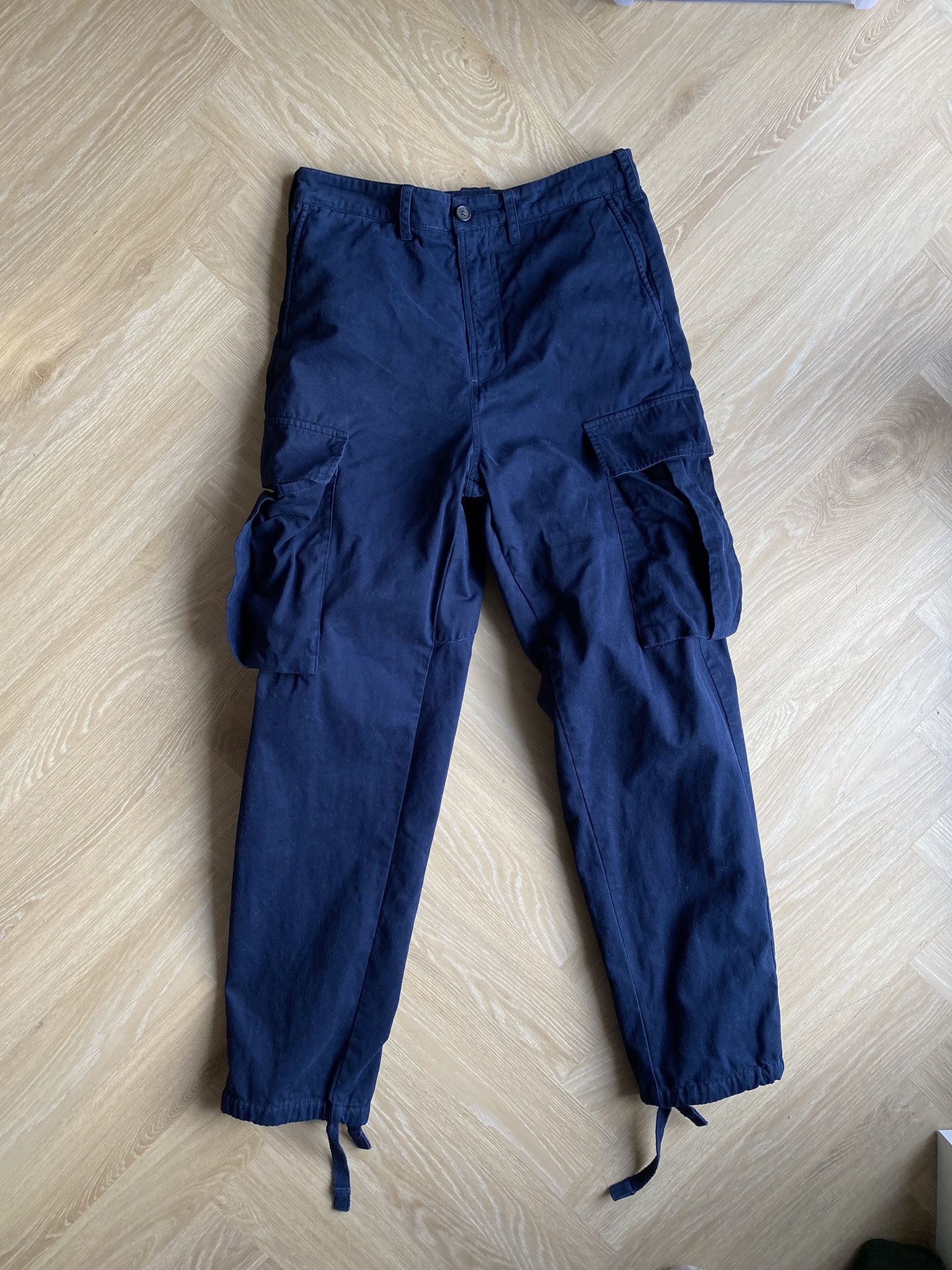 Acne Studios 46/S - Cargo Trousers - Navy Blue Size US 30 / EU 46 - 6 Thumbnail