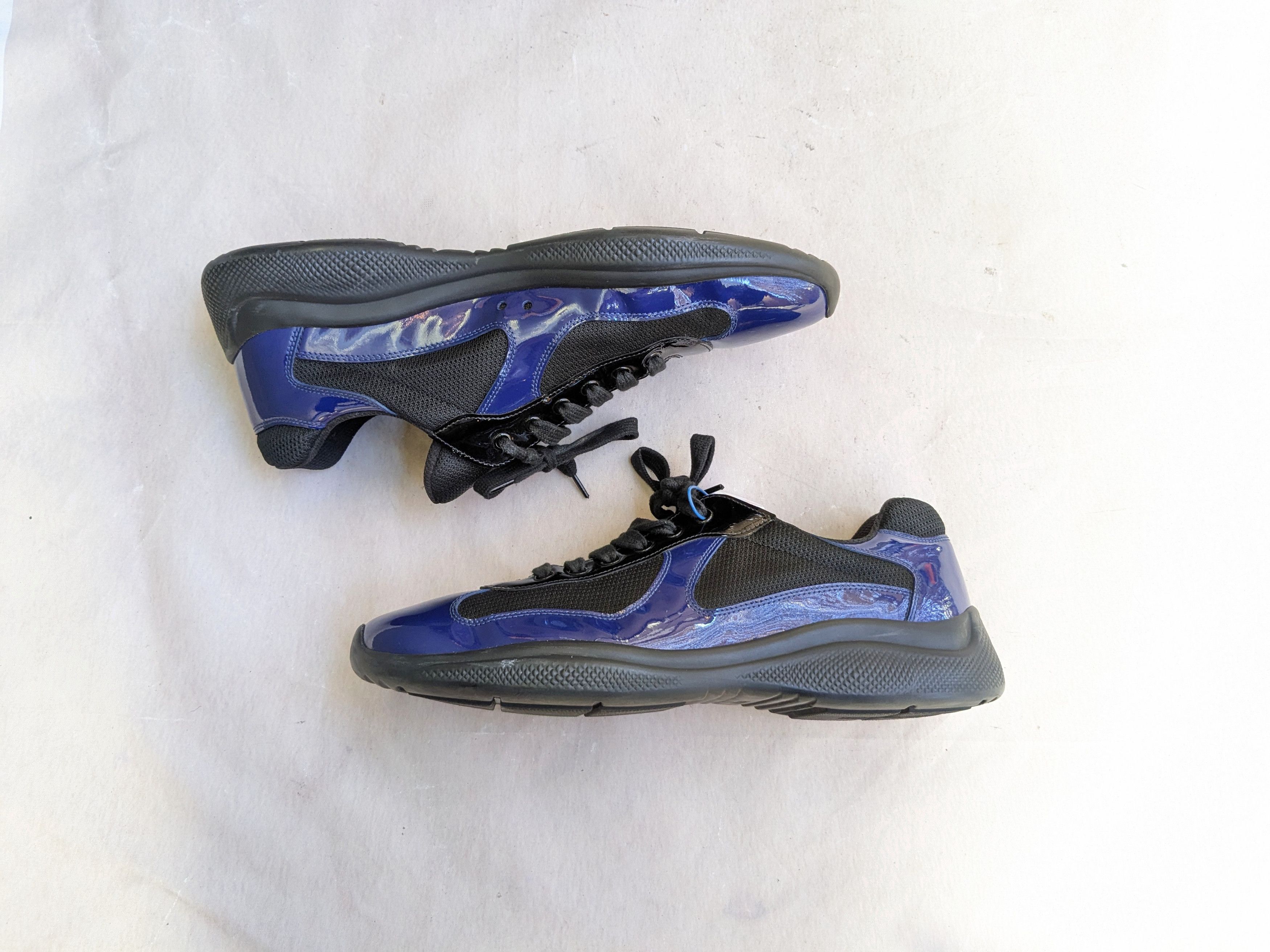 prada sport america’s cup archive Prada Sport S/S 1999 Americas Cup Leather Mesh Sneakers The