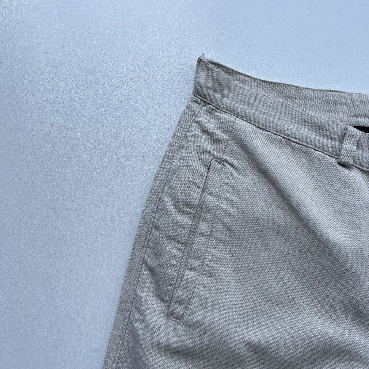 hannes roether Hannes Roether Cotton/Linen Baggy Pants White Size US 30 / EU 46 - 4 Thumbnail