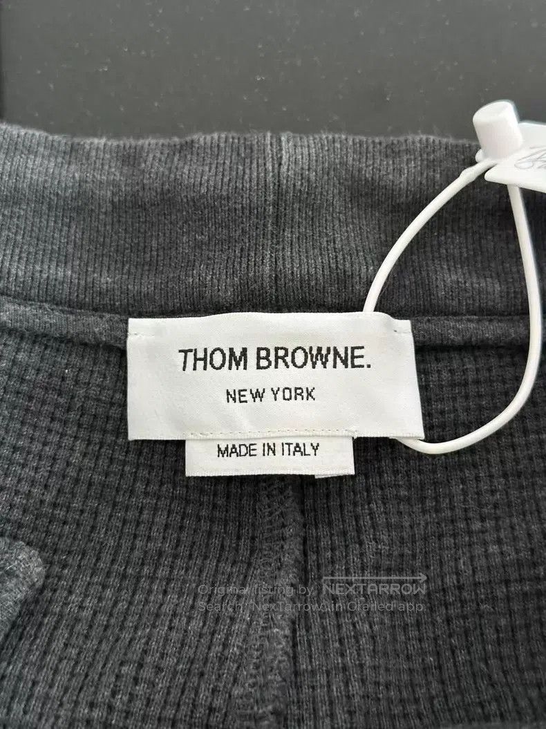 Thom Browne Thom Browne size 3 Dark Gray Waffle Sweatpants Size US 28 / EU 44 - 3 Thumbnail