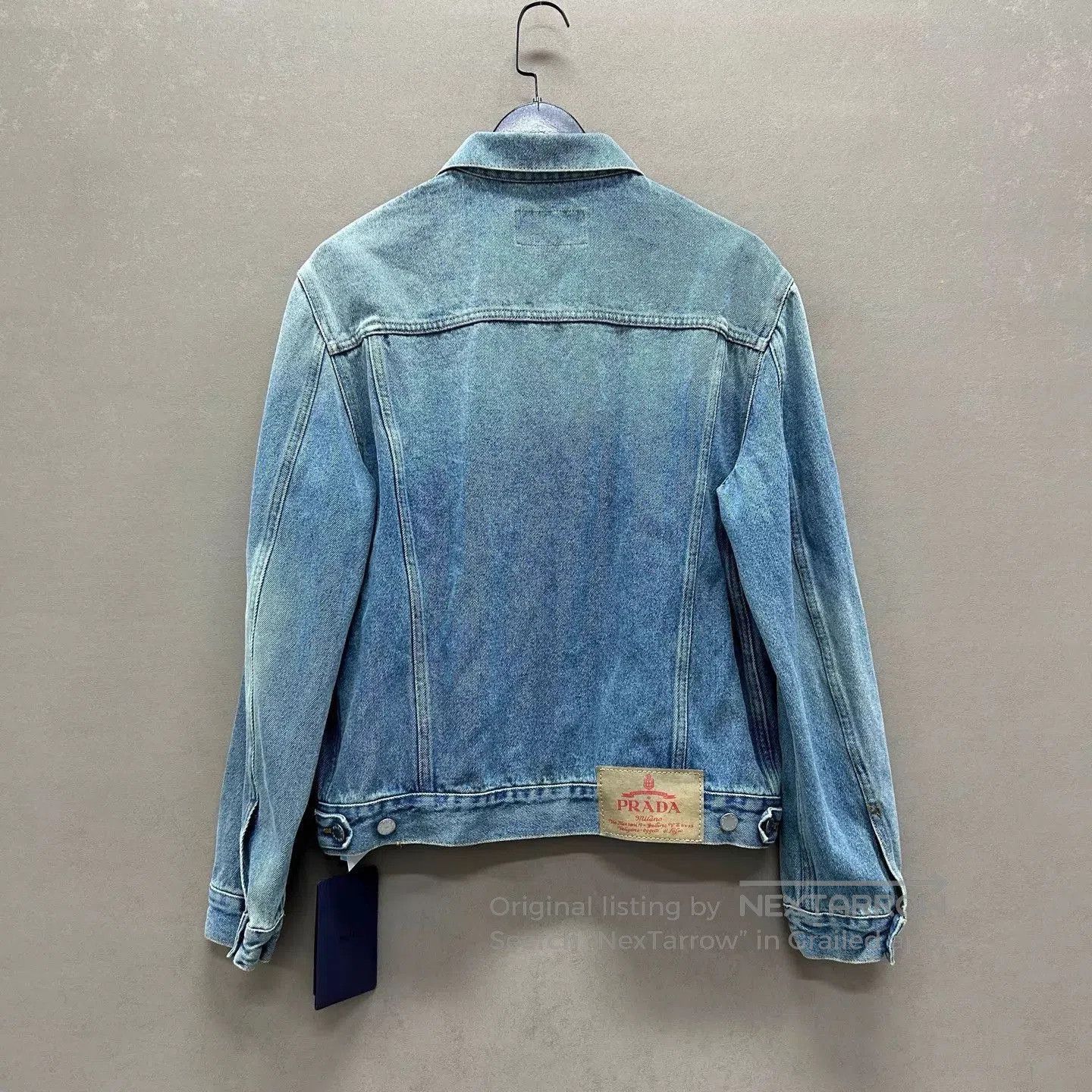 Prada Blue Denim Jacket - XL. Size US XL / EU 56 / 4 - 2 Thumbnail