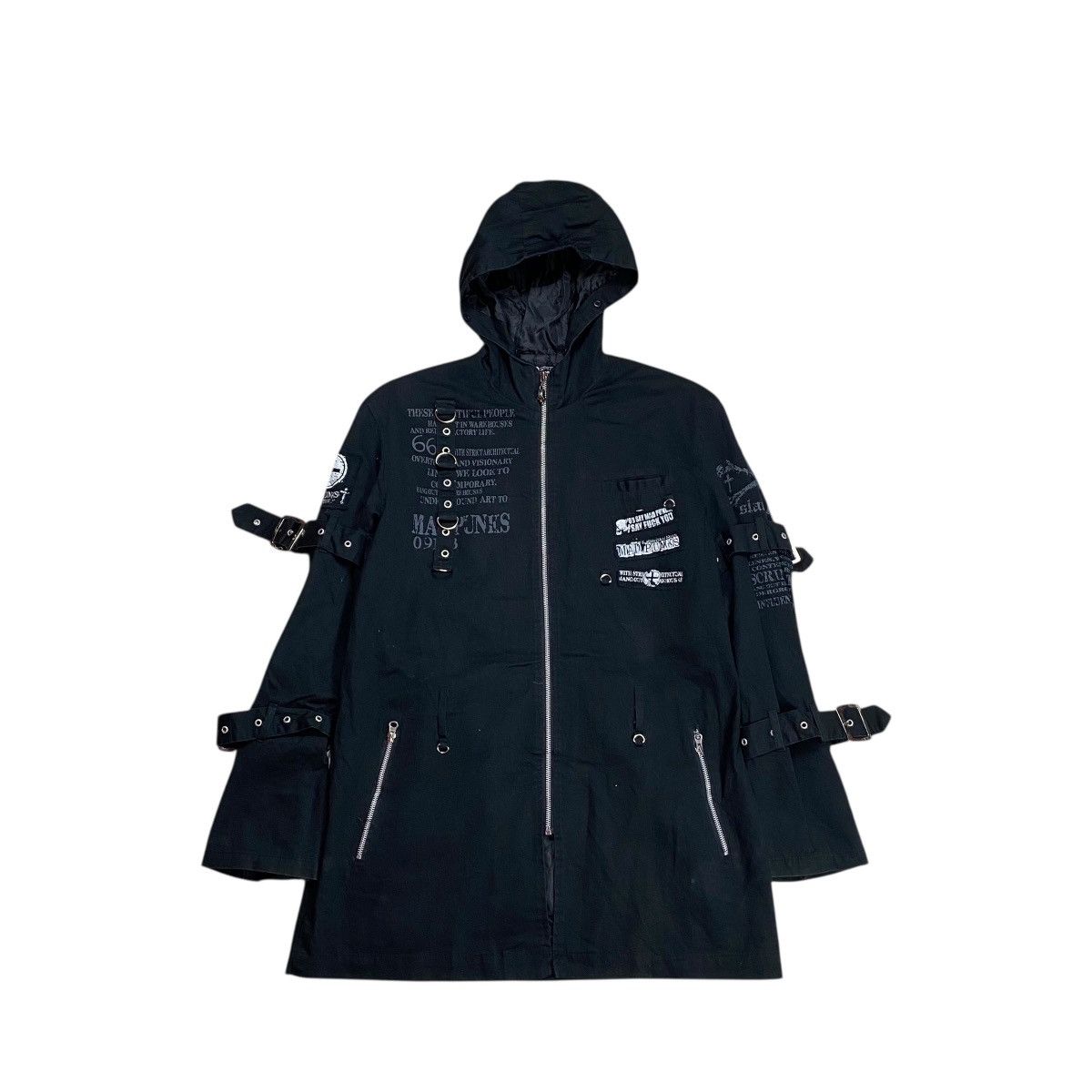 Japanese Brand Mad Punk Seditionaries Bondage Parka Jacket Size US L / EU 52-54 / 3 - 2 Thumbnail