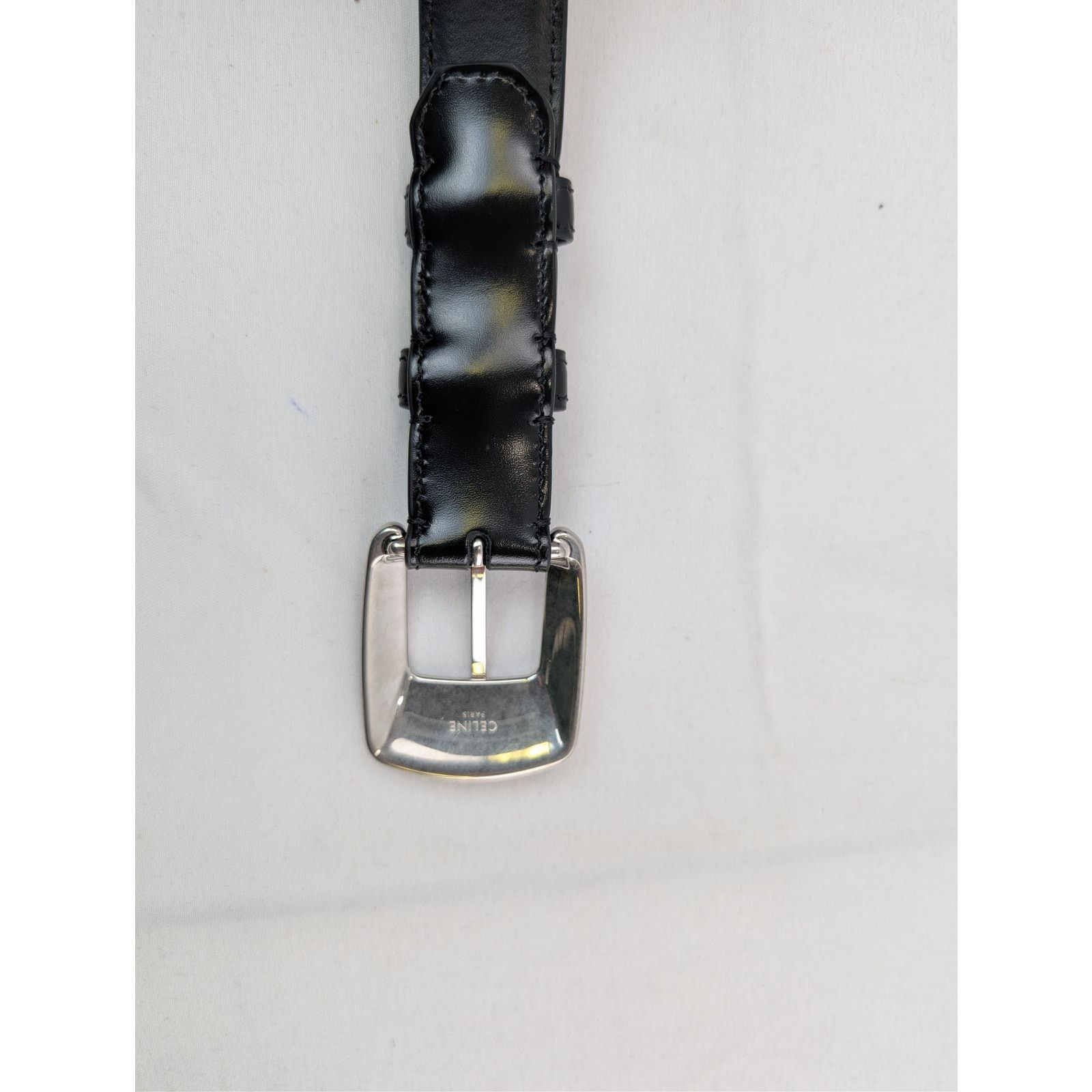 Celine o1rshd1 Size: 90 / BC-14 25MM Belt in Taurillon Leather Size 36 - 9 Thumbnail