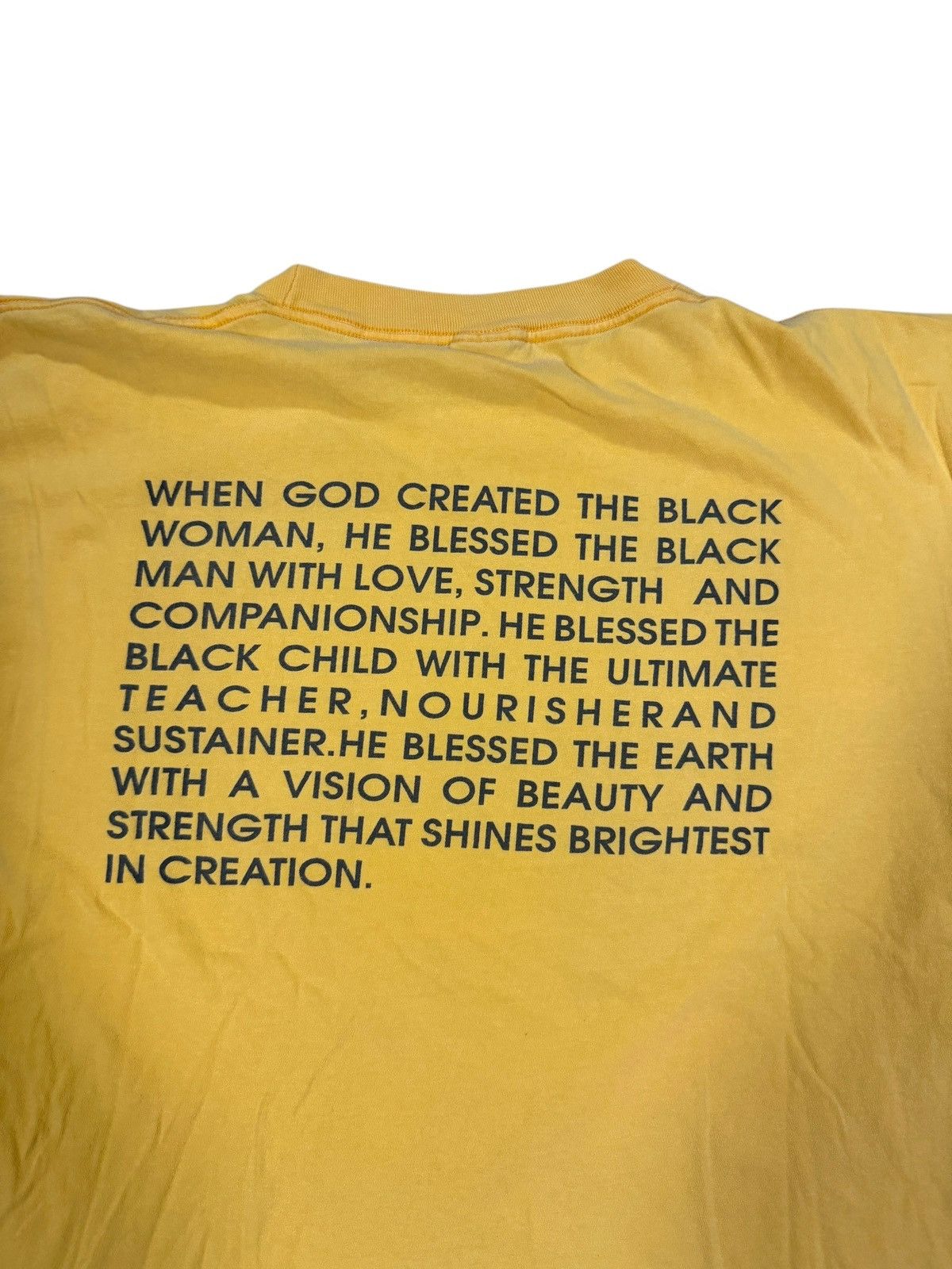 Vintage *RARE* VINTAGE 90s 100% BLACK WOMAN GOD RELIGION TEE Size XL / US 12-14 / IT 48-50 - 9 Thumbnail