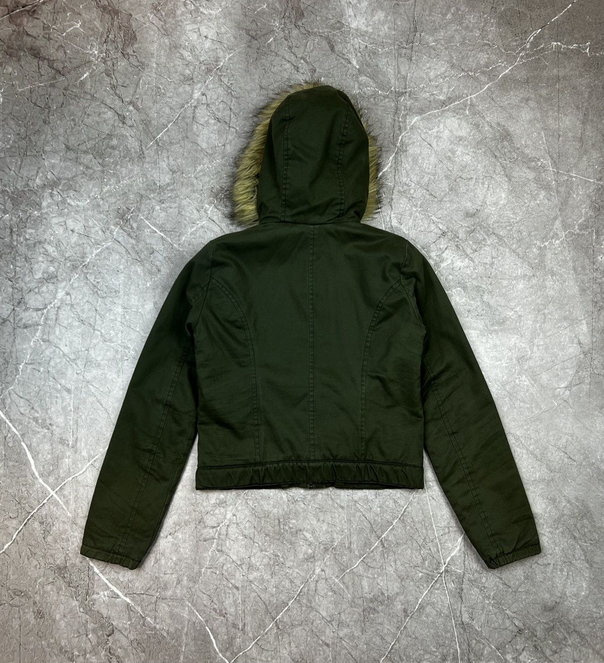 If Six Was Nine 2000s Avant Garde If Six Was Nine Style Jacket fur Hood 90s Size M / US 6-8 / IT 42-44 - 4 Thumbnail