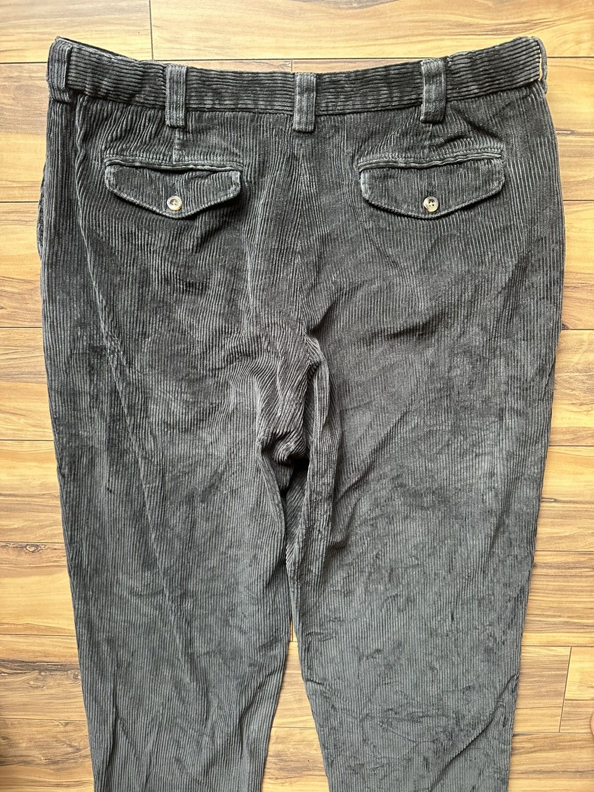 L.L. Bean L.L. Bean Men's Dark Gray/BlueCorduroy Pants Size US 32 / EU 48 - 8 Thumbnail