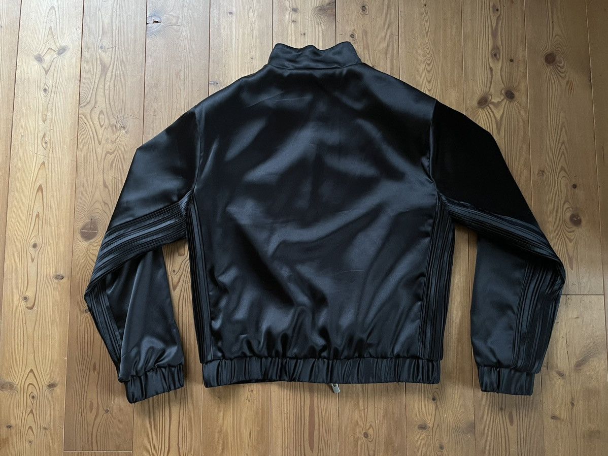 Han Kjobenhavn Satin Track Top Blouson Jacket Plissé Black Size US L / EU 52-54 / 3 - 23 Thumbnail