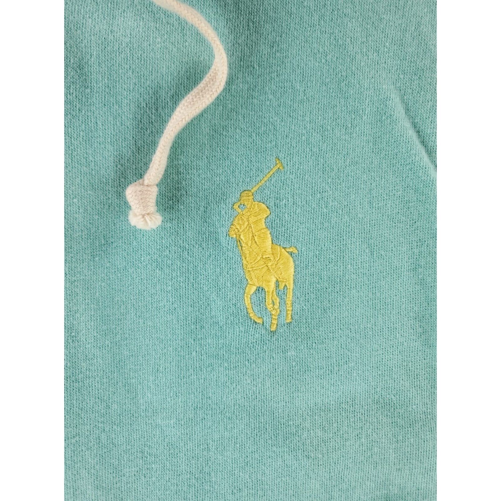 Polo Ralph Lauren Polo Ralph Lauren Hoodie Full Zip Jacket Lightweight Green Blue Mens S Big Pony Size US S / EU 44-46 / 1 - 2 Thumbnail