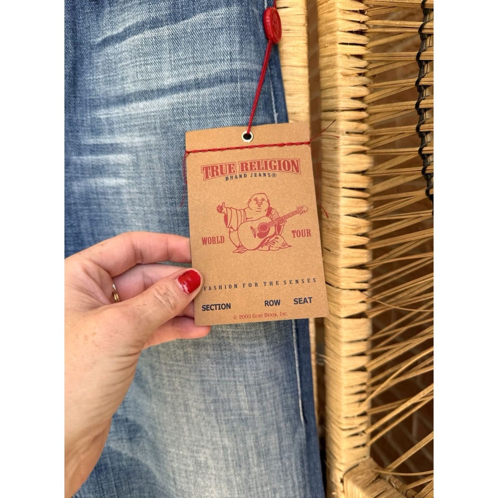 True Religion VINTAGE True Religion Jeans Joey Flare Low Rise 26 New with Tags Blue Denim 5-Pocket Womens Shoes? Size 26" / US 2 / IT 38 - 7 Thumbnail