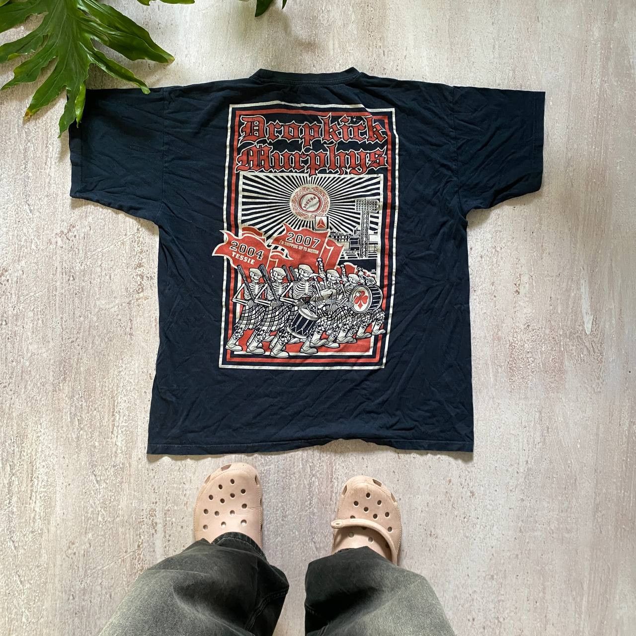 Band Tees × Vintage VINTAGE Y2K DROPKICK MURPHYS AMAZING RARE TOUR T SHIRT 211 Size US XXL / EU 58 / 5 - 2 Thumbnail