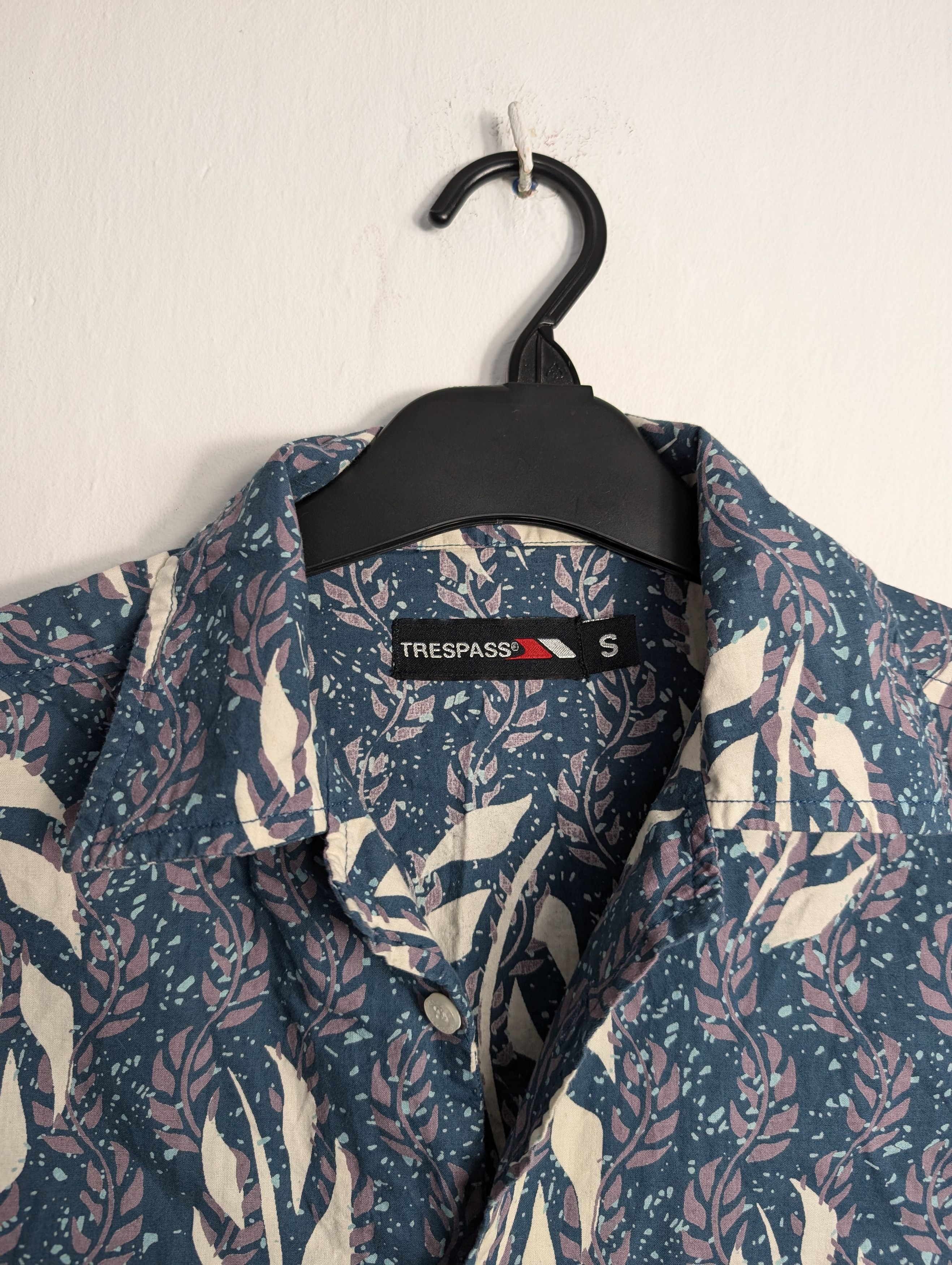 Vintage Vintage Y2K Hawaiian Shirt - Summer Floral Palm Tree Print Size US S / EU 44-46 / 1 - 4 Thumbnail