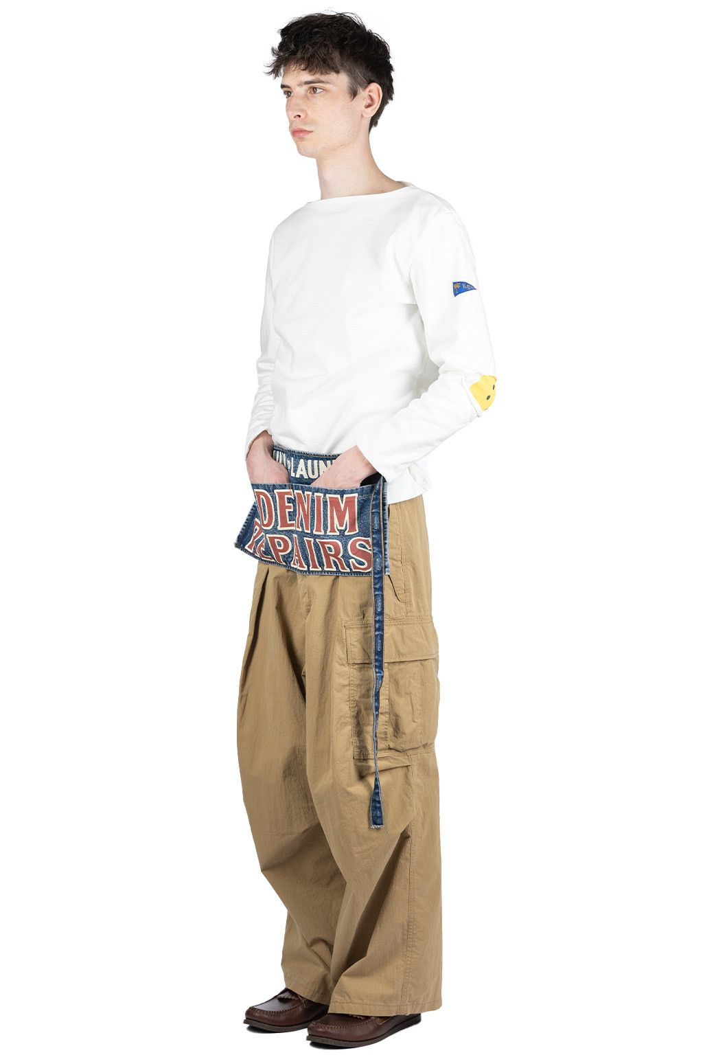 Kapital Kapital rip stop jumbo cargo pants beige new 2 Size US 32 / EU 48 - 10 Thumbnail