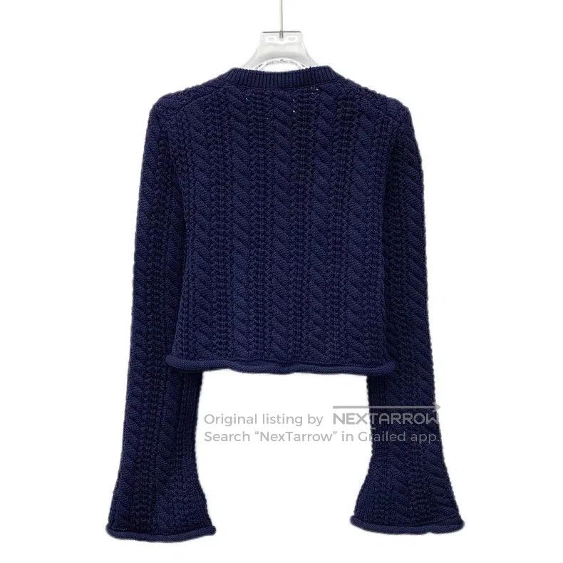 Louis Vuitton Louis Vuitton Blue Knit Cardigan Coat. Size US S / EU 44-46 / 1 - 2 Thumbnail