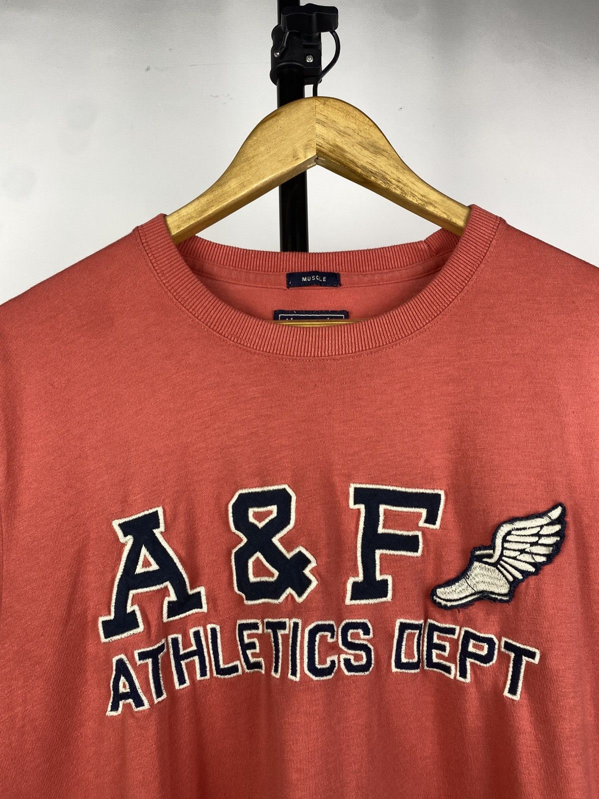 Abercrombie & Fitch × Vintage Vintage 90s Abercrombie & Fitch Spell Out Graphic T Shirt Size US XL / EU 56 / 4 - 3 Thumbnail