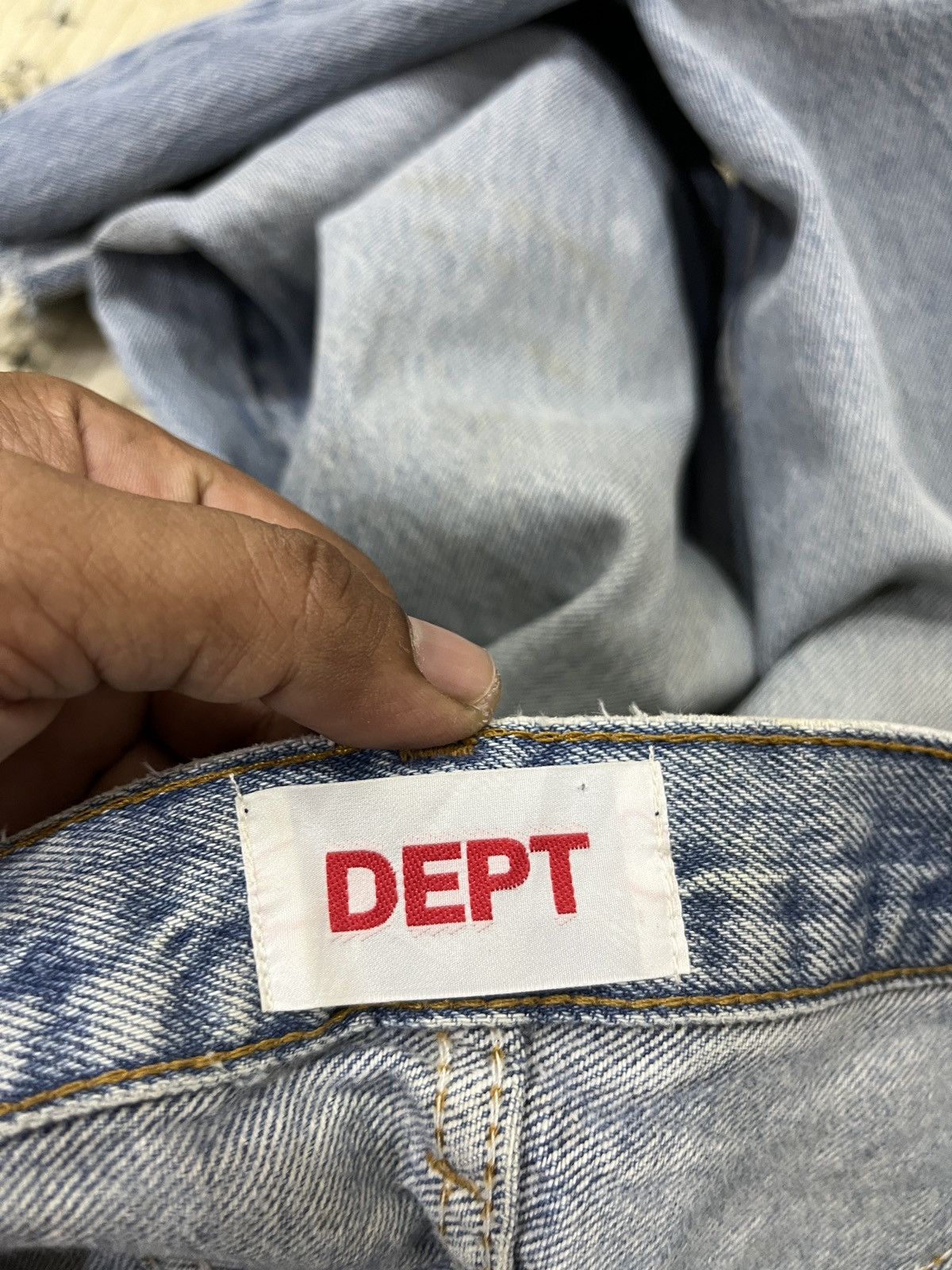 Levi's 🔥🔥🔥RARE LEVIS X DEPT JAPAN DENIM Size US 33 - 10 Thumbnail
