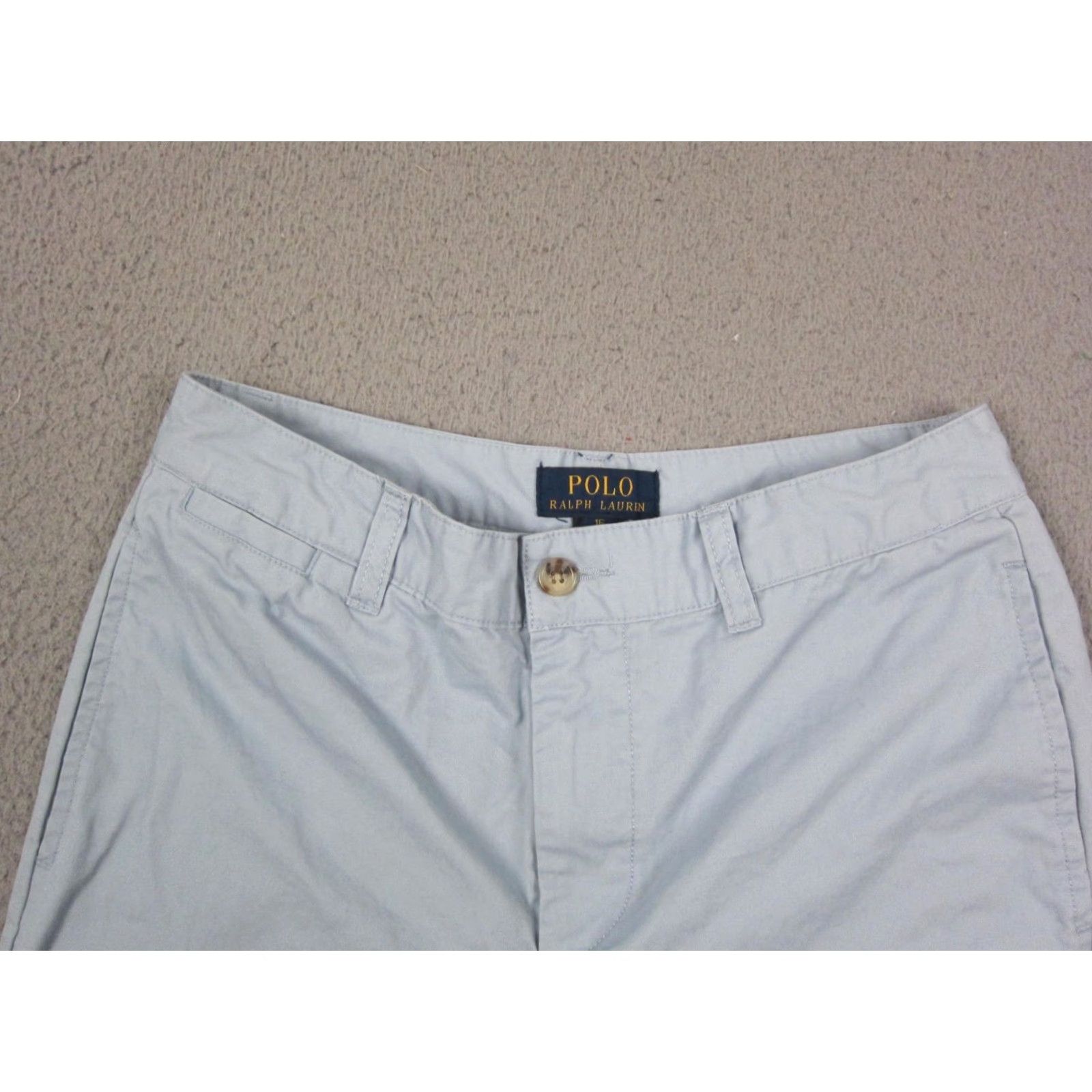 Polo Ralph Lauren Polo Ralph Lauren Pants Womens 16 Blue Straight Leg Chino Casual Beach City Preppy 16 Womens Pants Size 38" / US 16 / IT 52 - 5 Thumbnail