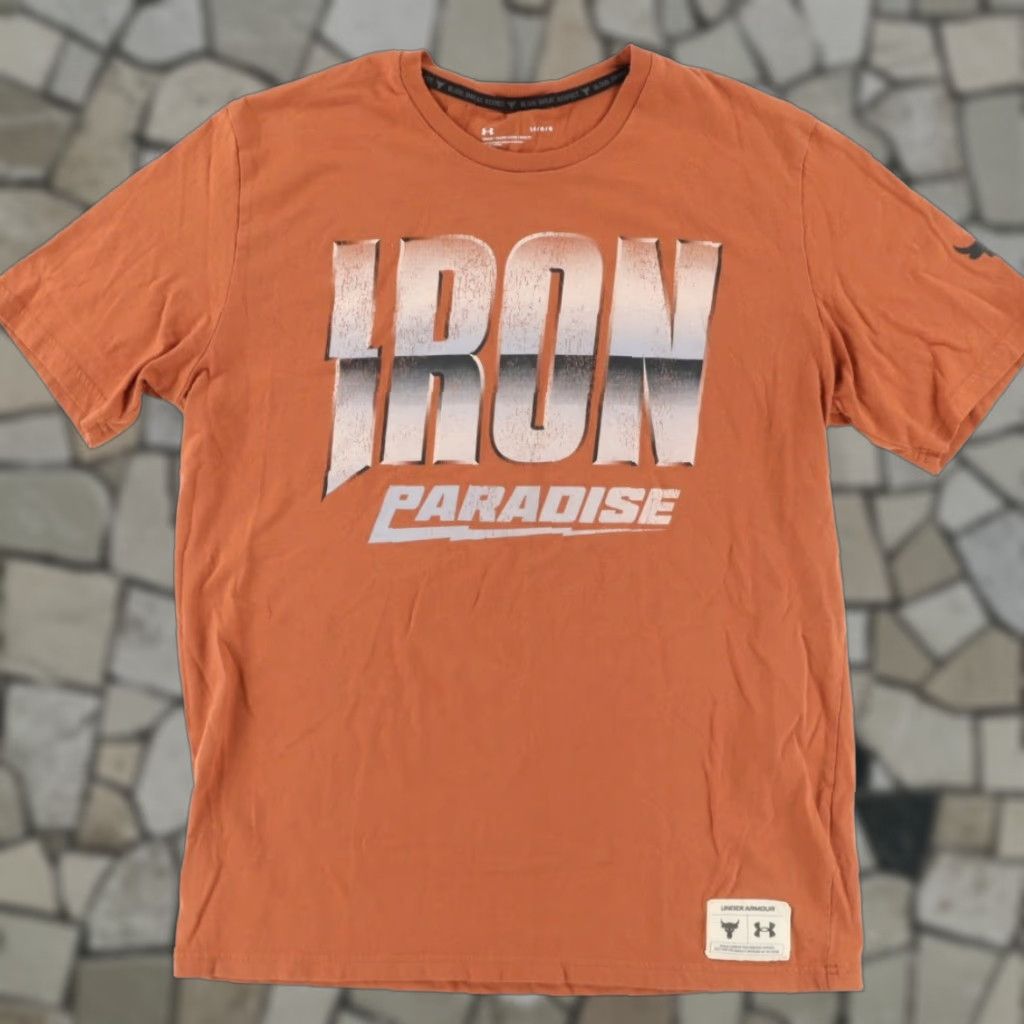 Under Armour Under Armour Iron Paradise Solid T-Shirt Clay Men's L Size US L / EU 52-54 / 3 - 1 Thumbnail