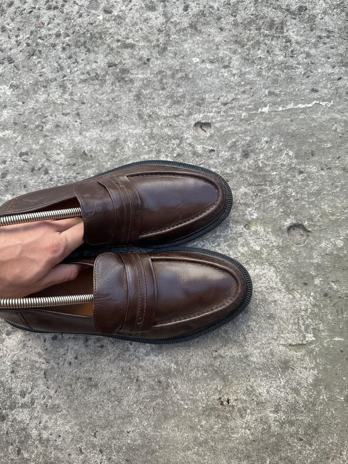 Other Vintage Italian Casual Leather Shoes Streetwear Luxury 10 Size US 10 / EU 43 - 4 Thumbnail