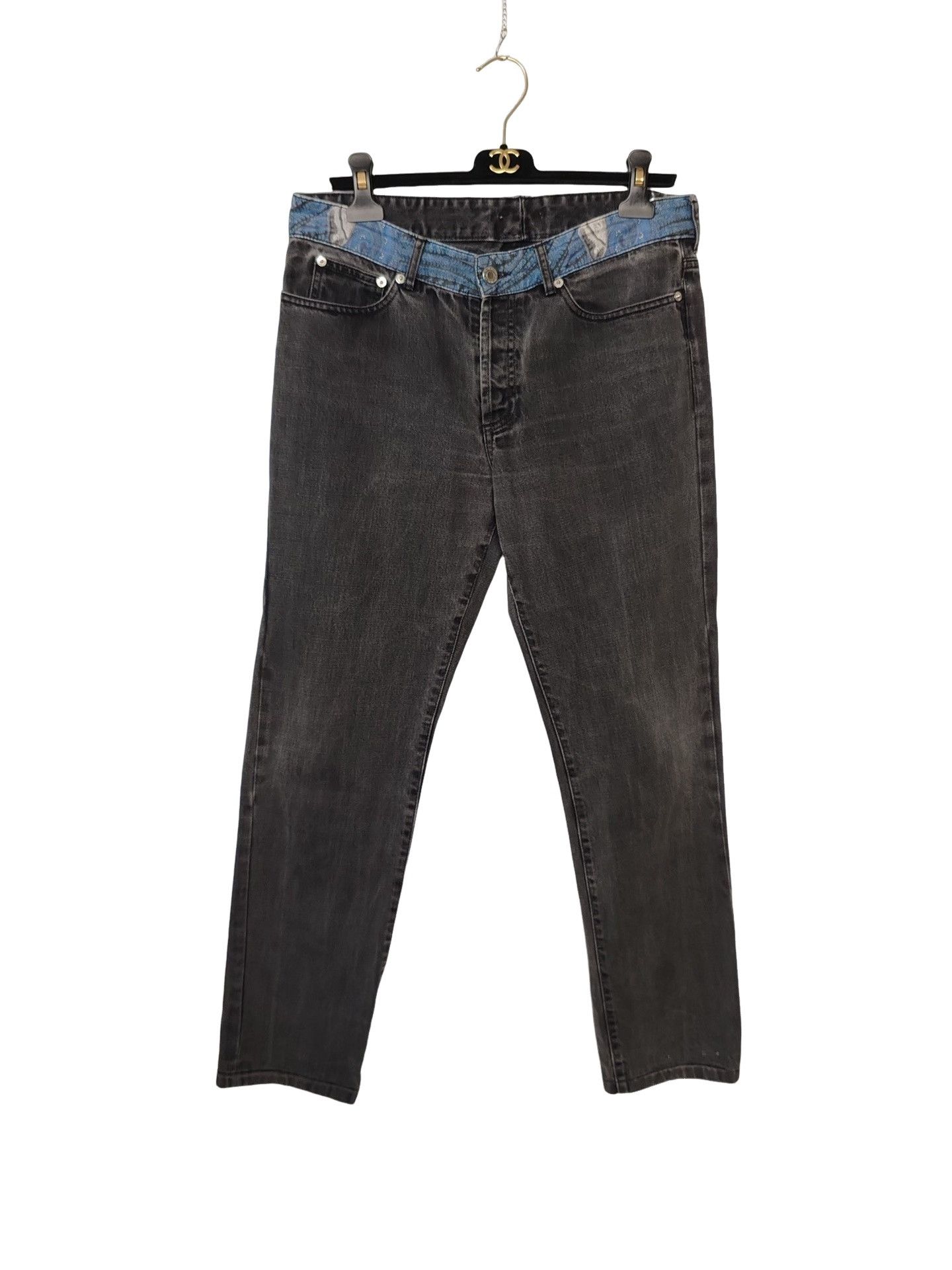 Givenchy Givenchy Paisley Detail Denim Jeans US 33 Size US 33 - 1 Thumbnail