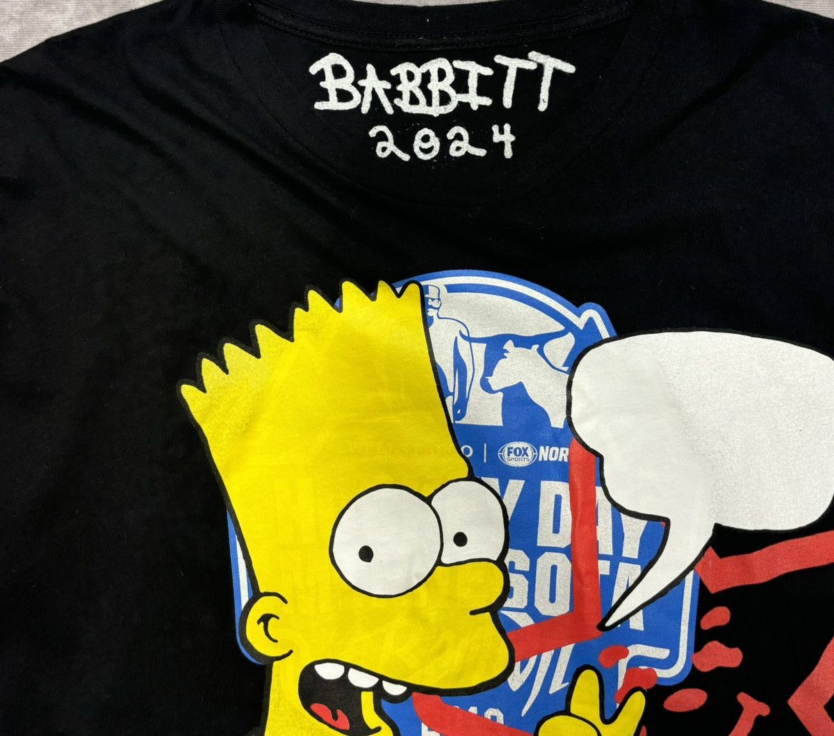 Asspizza Babbitt Week 23 Bart Text Bubble Revived T-Shirt Black Size US L / EU 52-54 / 3 - 2 Thumbnail