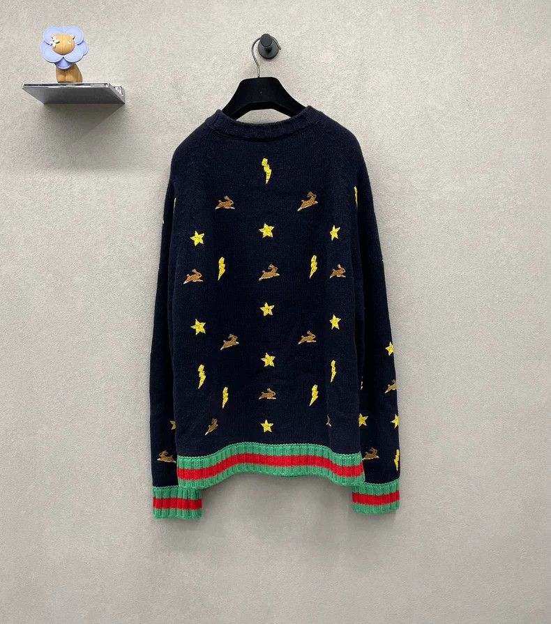 Gucci Gucci Bird and bee knitted sweater 2502-Nextarrow Size US S / EU 44-46 / 1 - 2 Thumbnail