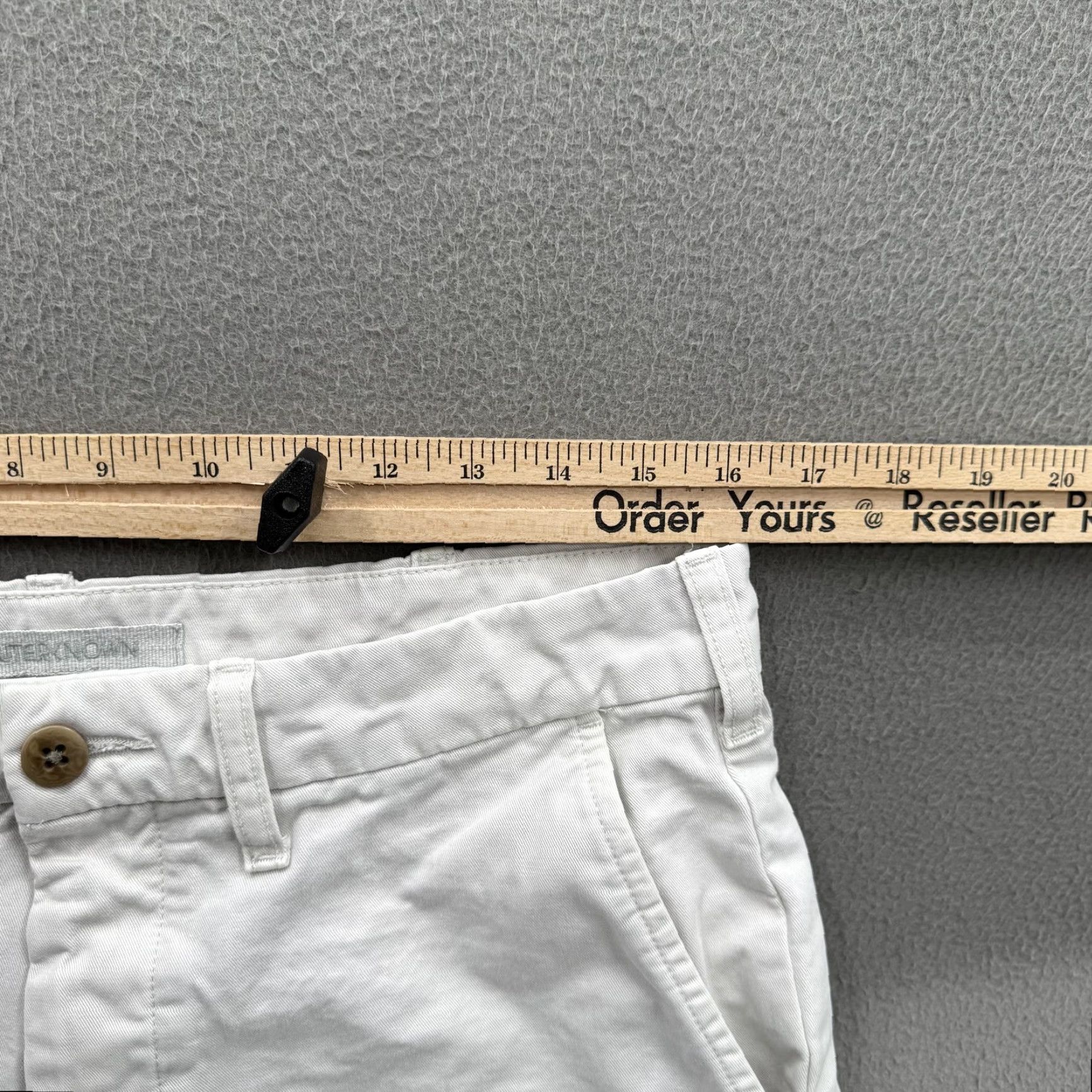 Outerknown Outerknown Shorts Mens 31 White Chino Organic Cotton 9 Inseam Casual Summer Size US 31 - 6 Thumbnail